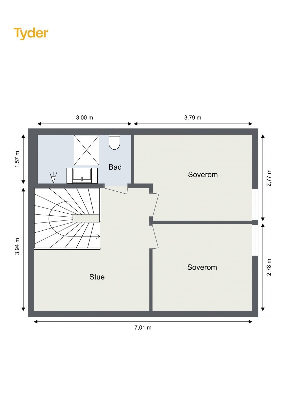 Alternativ plantegning 2. etasje Galleribilde