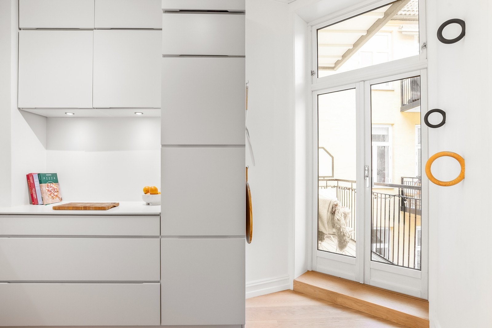 Leiligheten har parkett i alle rom. Fra kjøkkenet er det direkte adkomst til boligens balkong Galleribilde