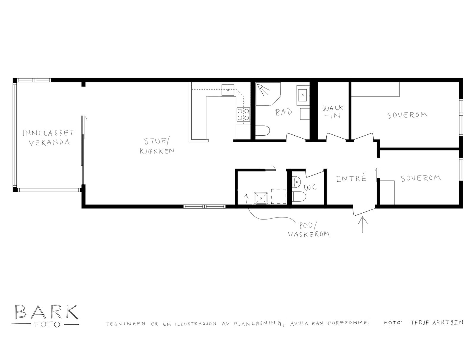 Plantegning. Galleribilde