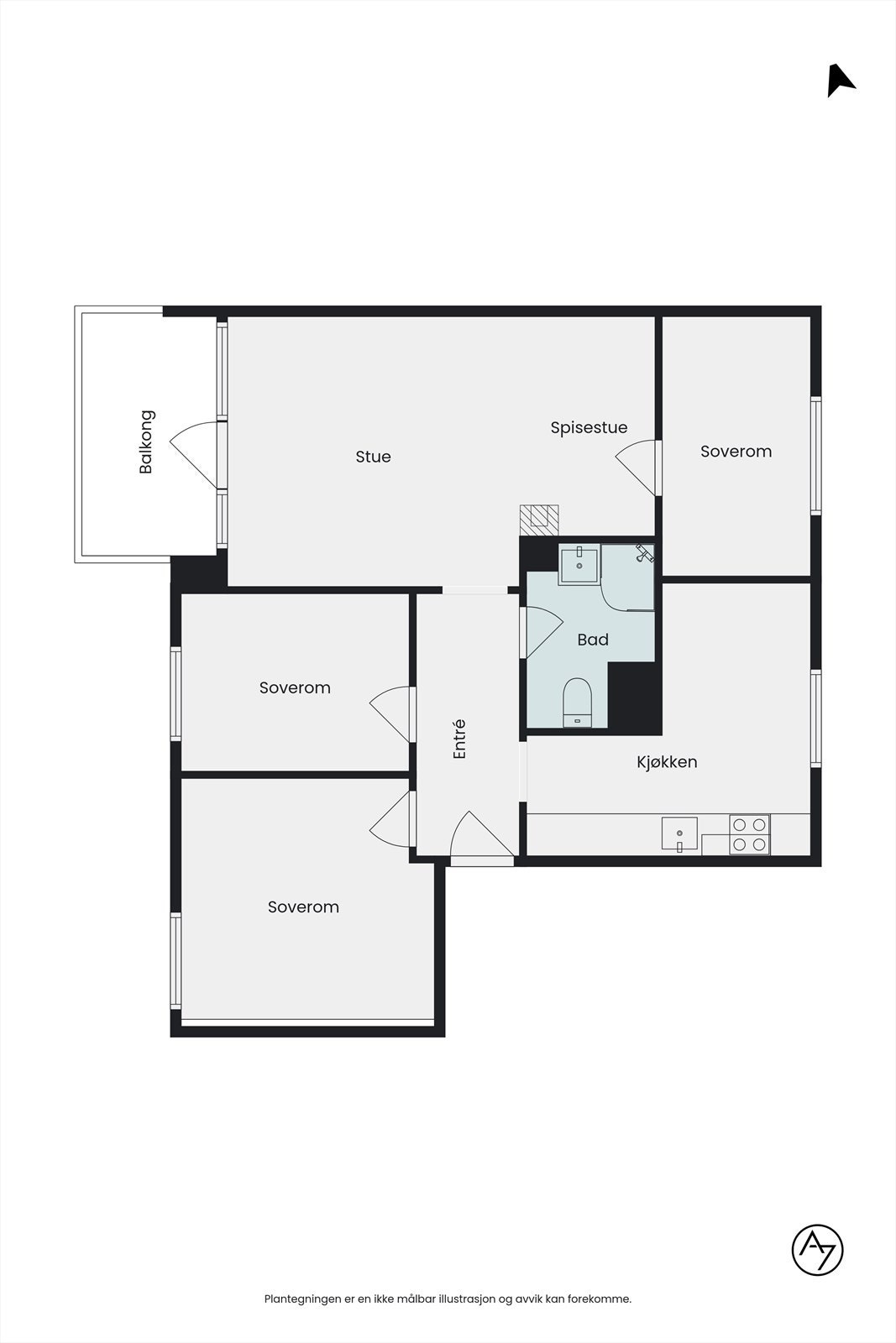 - Plantegning - Galleribilde