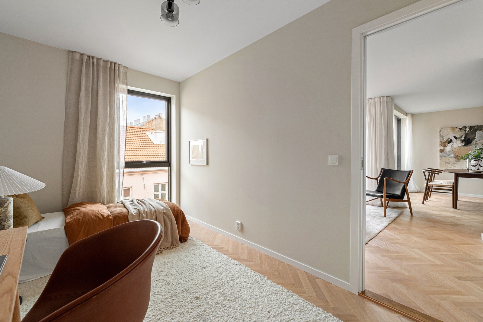 Rommet kan benyttes som gjesterom, kontor eller hobbyrom. Galleribilde