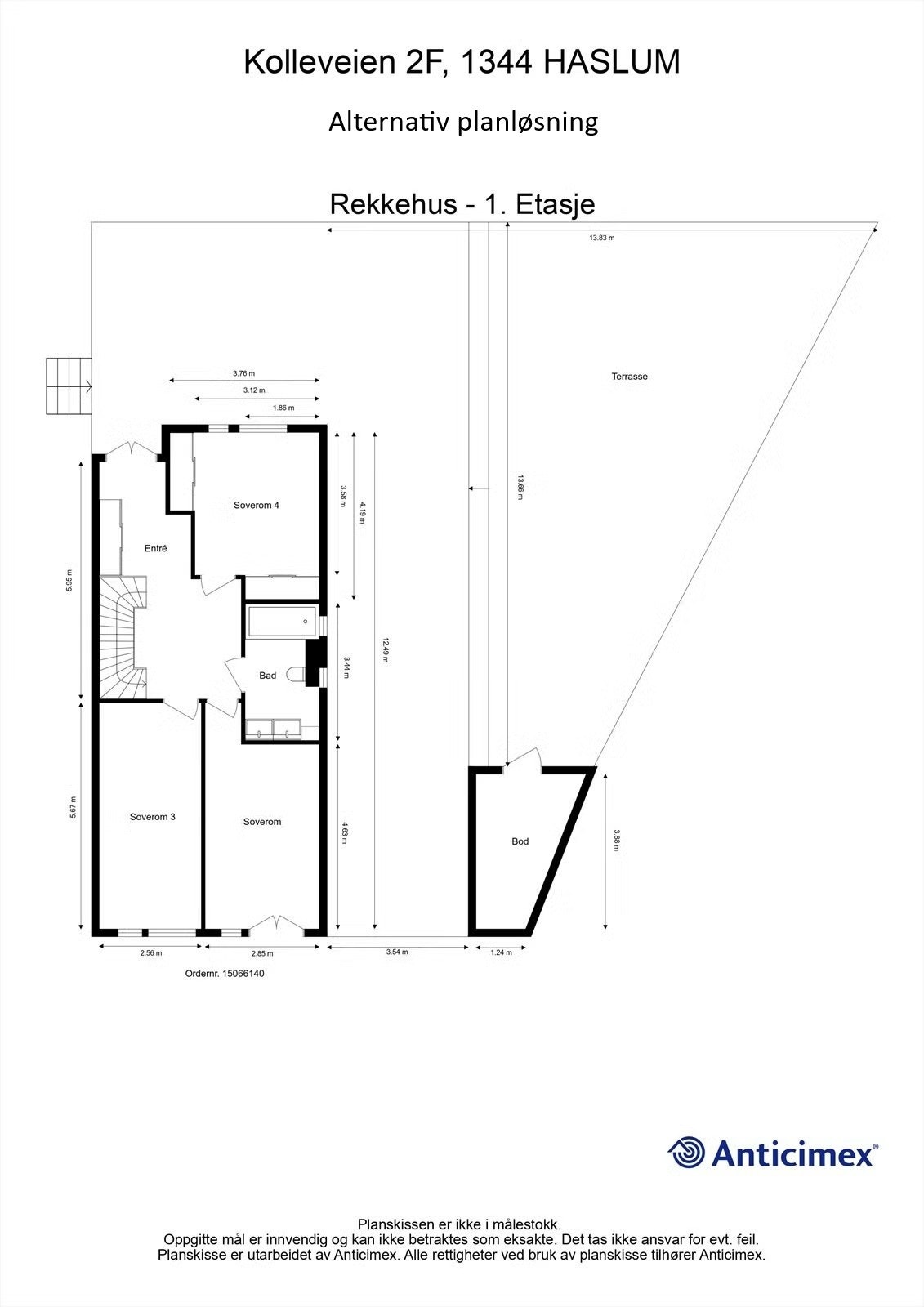 Alternativ planløsning Galleribilde