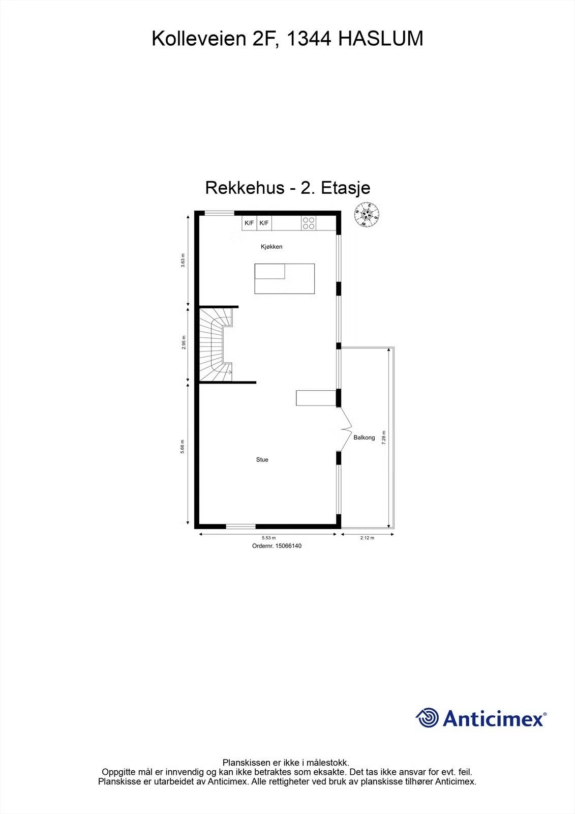 Plantegning - 2.Etasje. Galleribilde