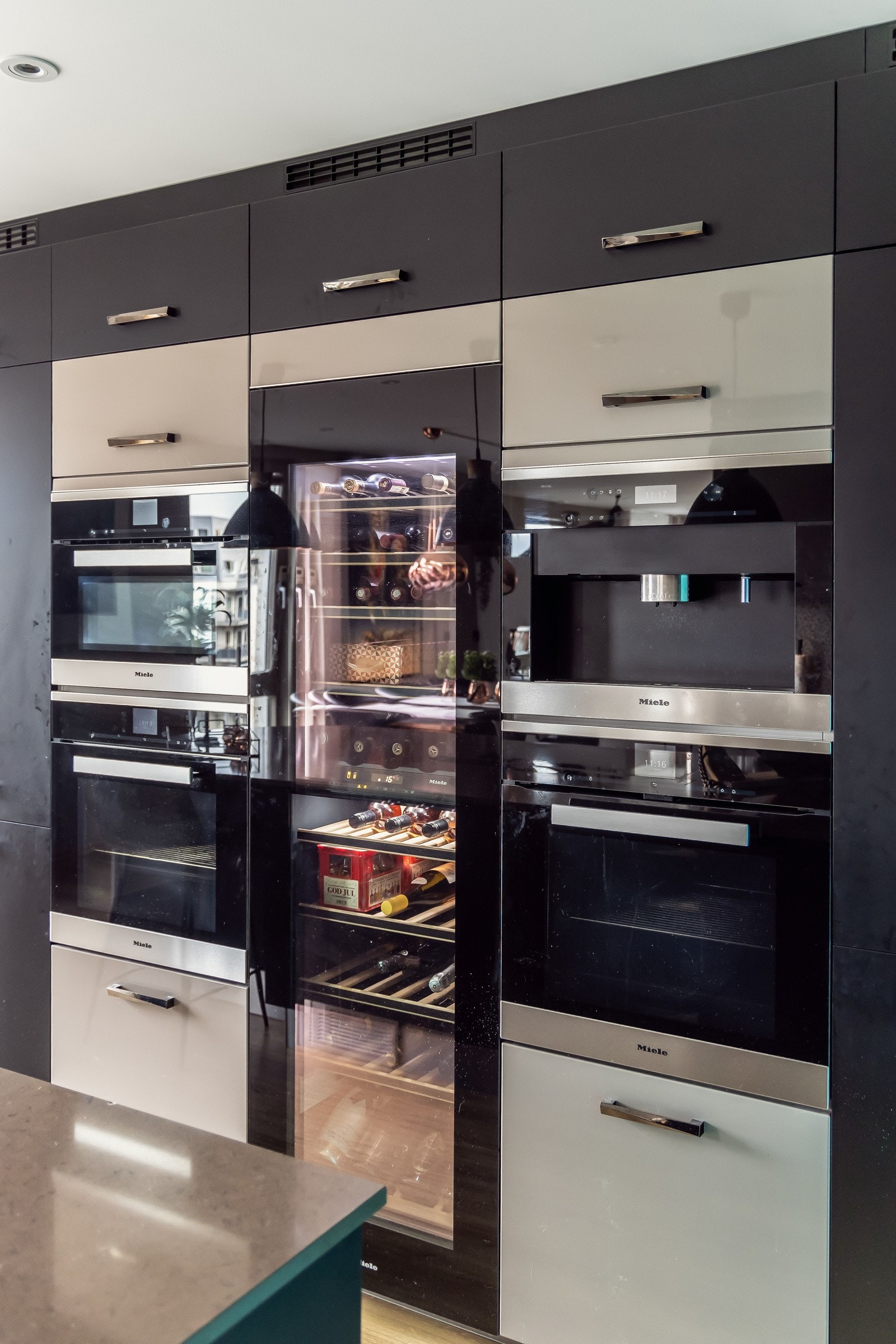 Alle hvitevarer fra kvalitetsmerket Miele. Galleribilde