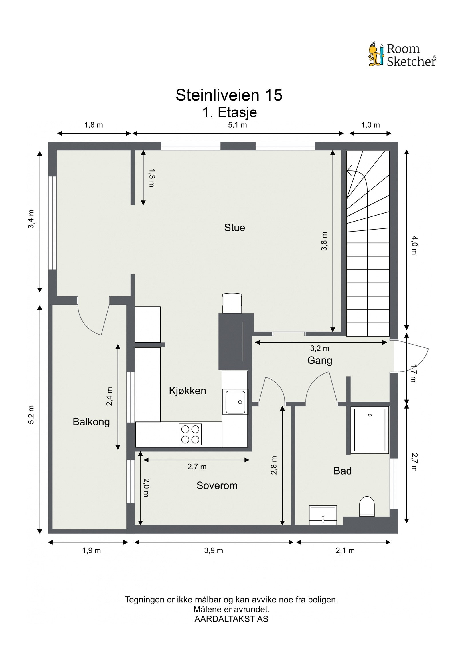 Planskisse første etasje. Galleribilde