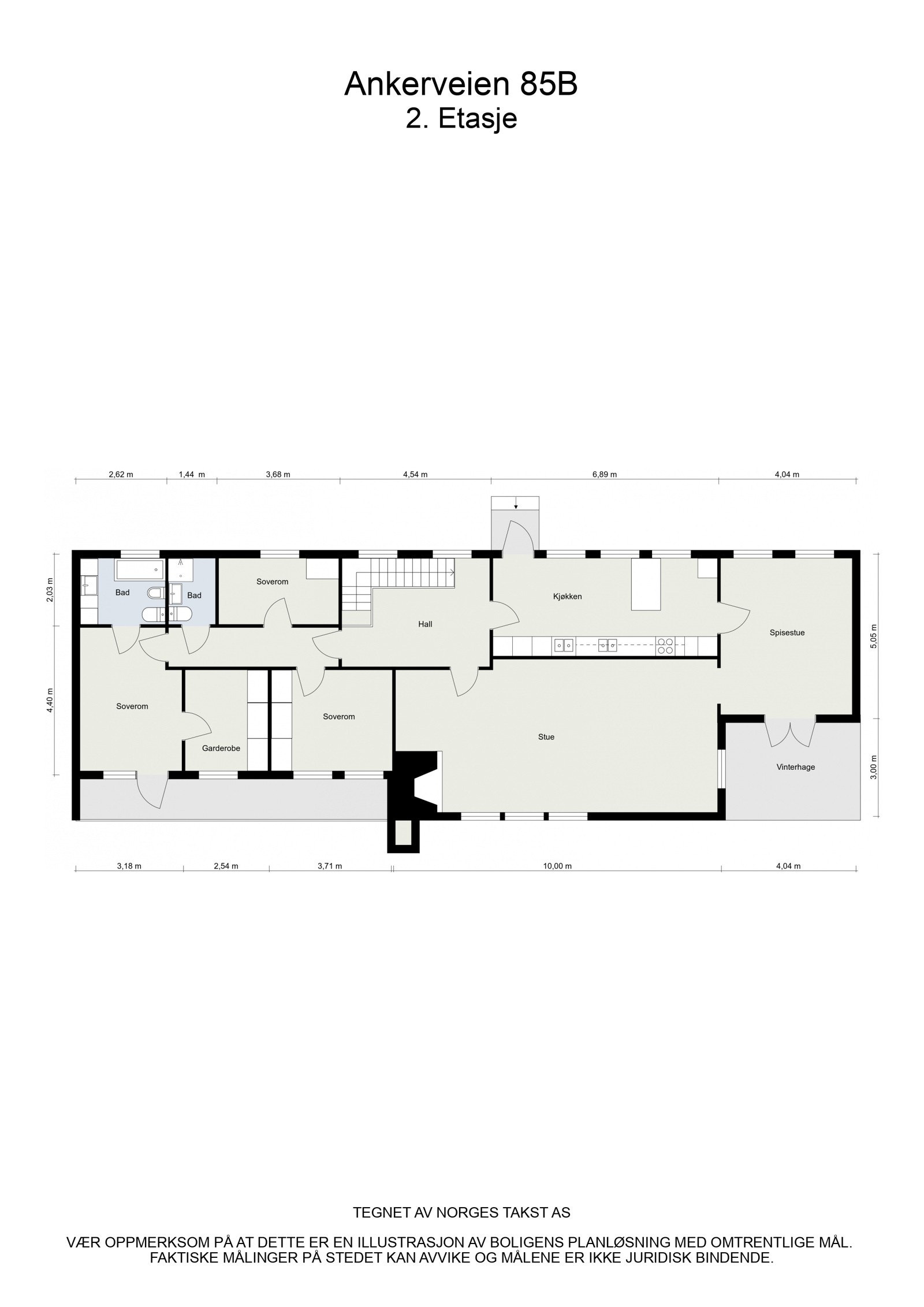 Plantegning 2. etasje. Galleribilde