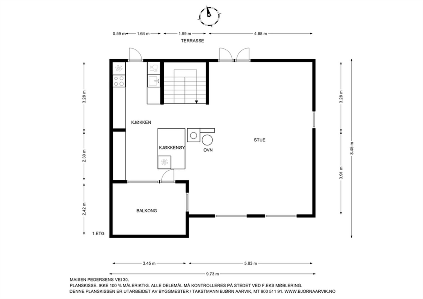 Plantegning hovedplan Galleribilde