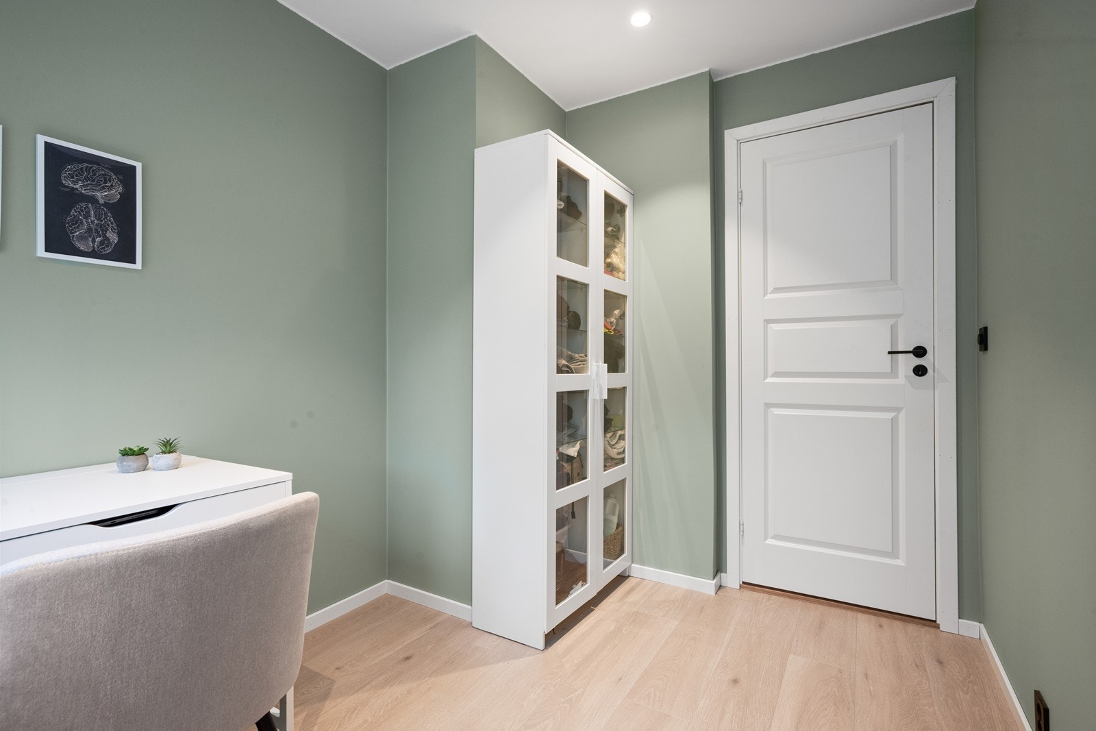 Lun og fin farge på vegg Galleribilde