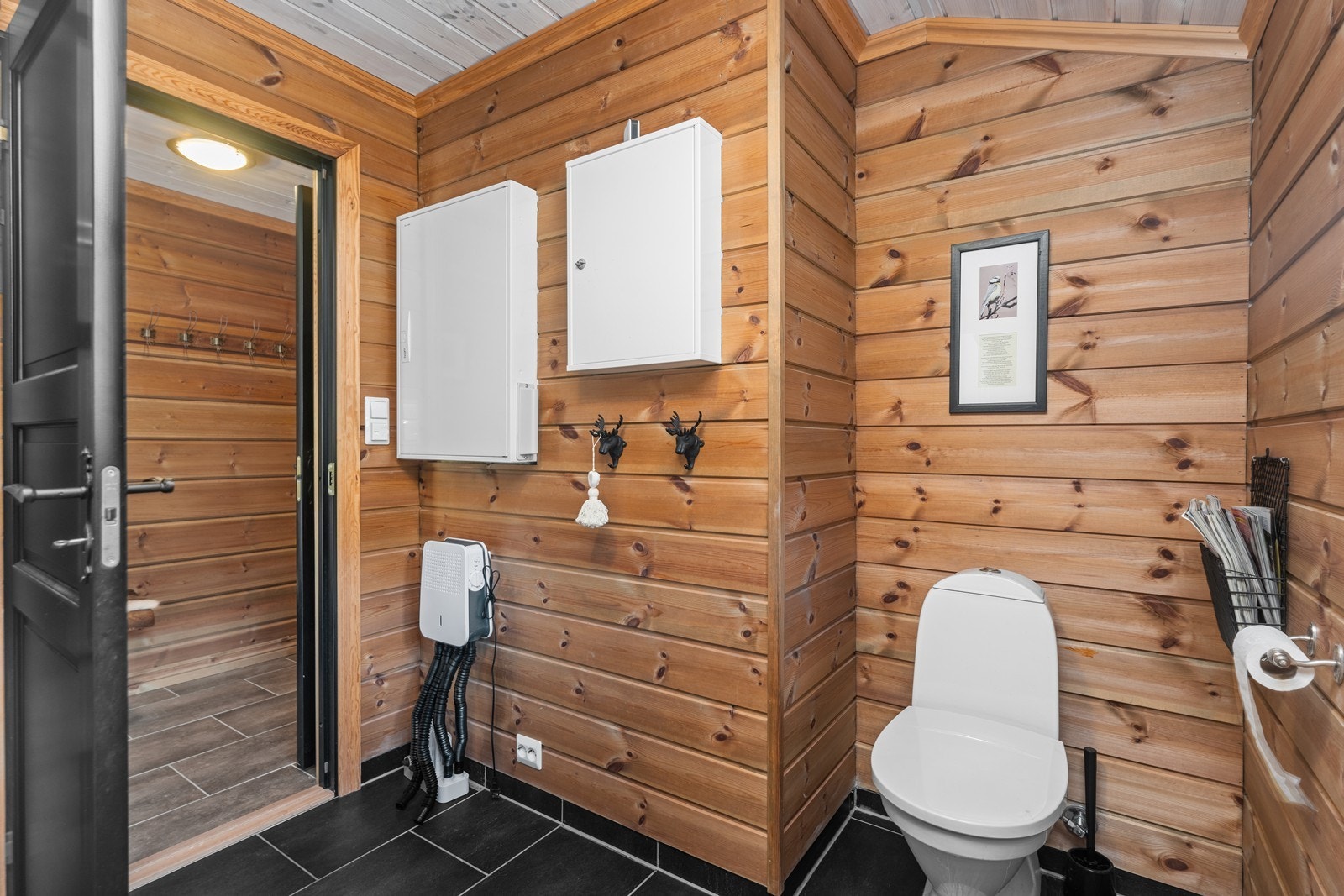 Toalett på vaskerommet. Galleribilde