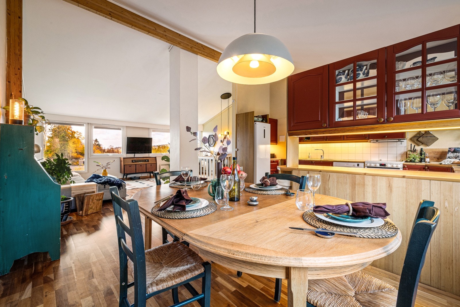 -Denne etasjen er en viktig sosial sone i boligen - Galleribilde