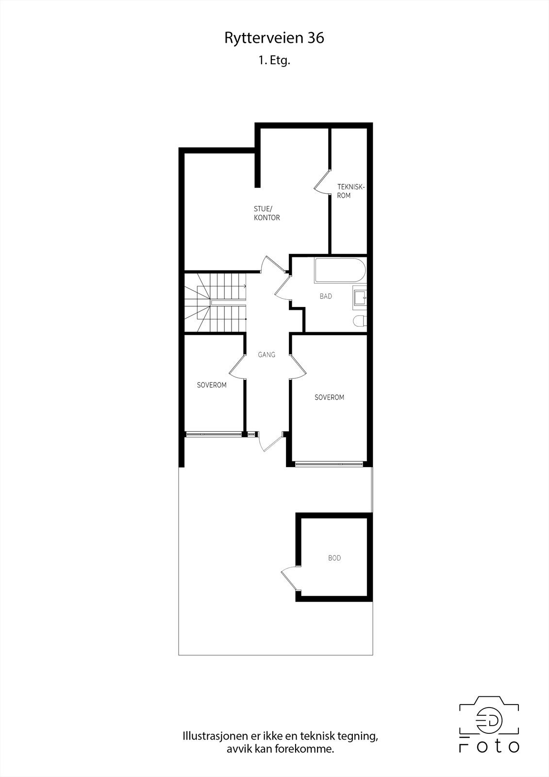 Plantegning sokkeletasje Galleribilde