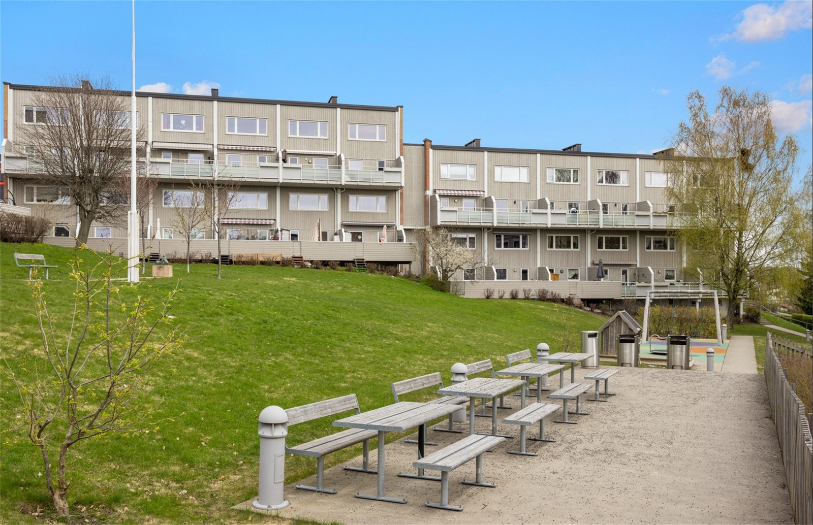 Flott opparbeidede fellesområder til bruk for beboere. Galleribilde