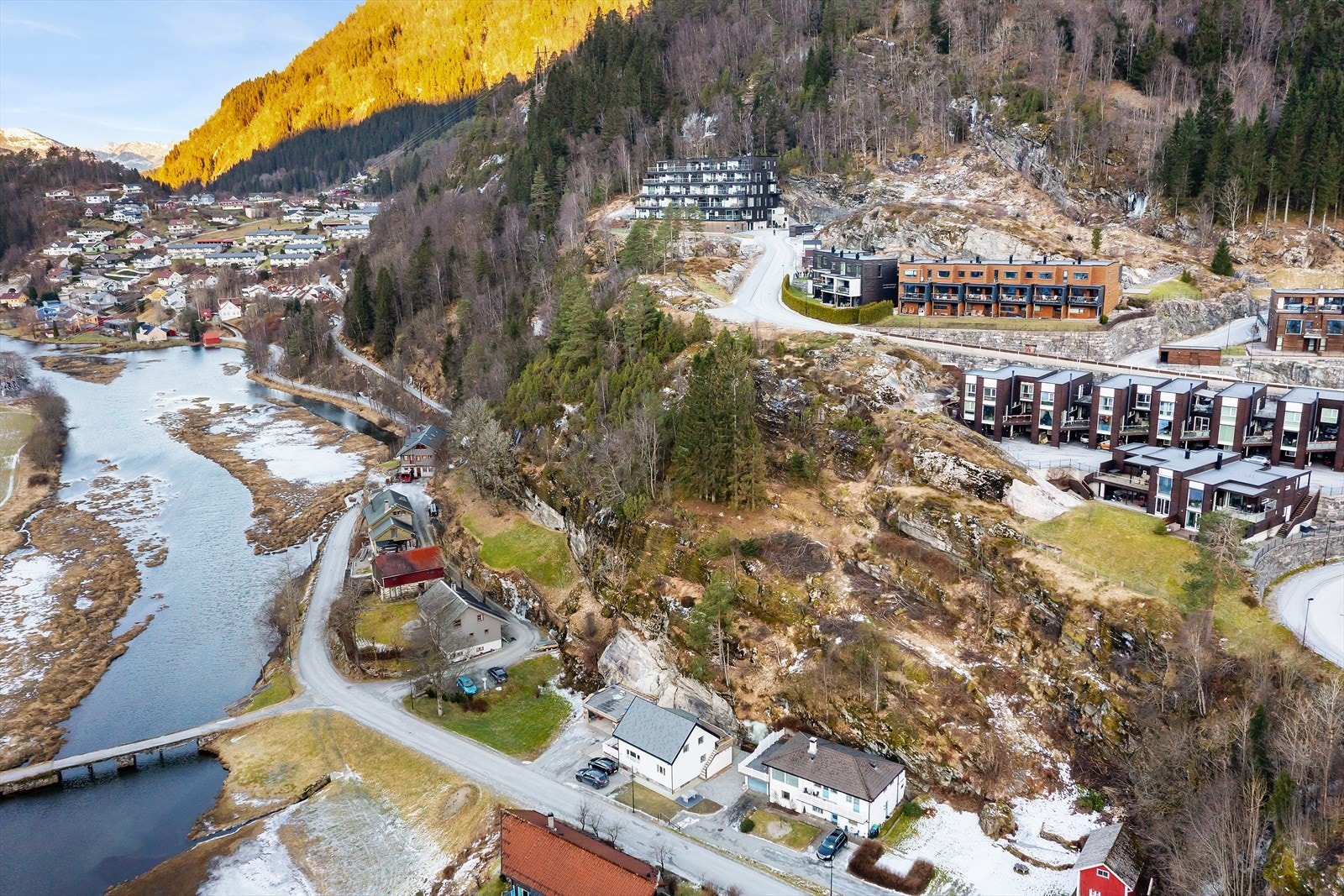 Her er det fine turområder og kort veg til sentrum. Galleribilde