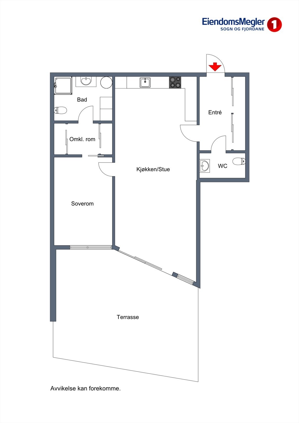 Planskisse Galleribilde