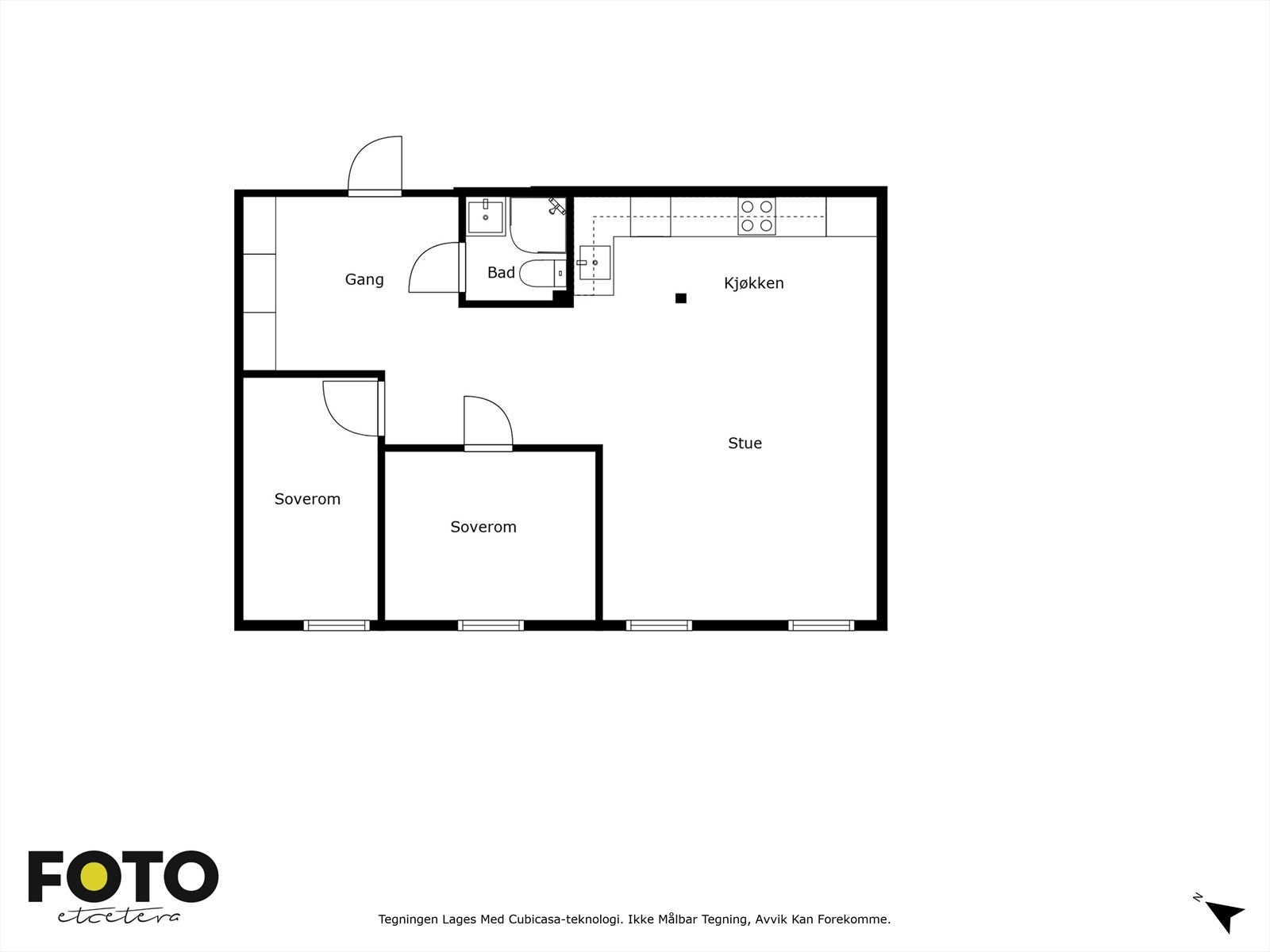 Plantegning Galleribilde