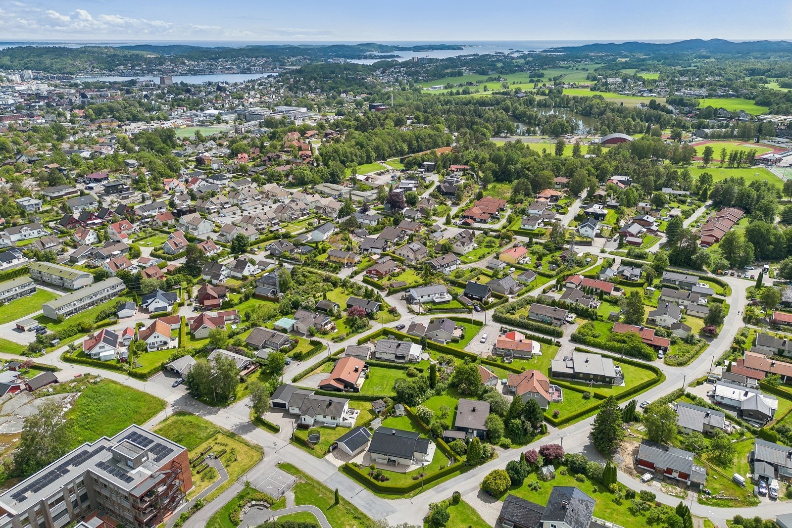 Tusleavastand til SVGs, Pindsle og Bugårdsparken. Galleribilde