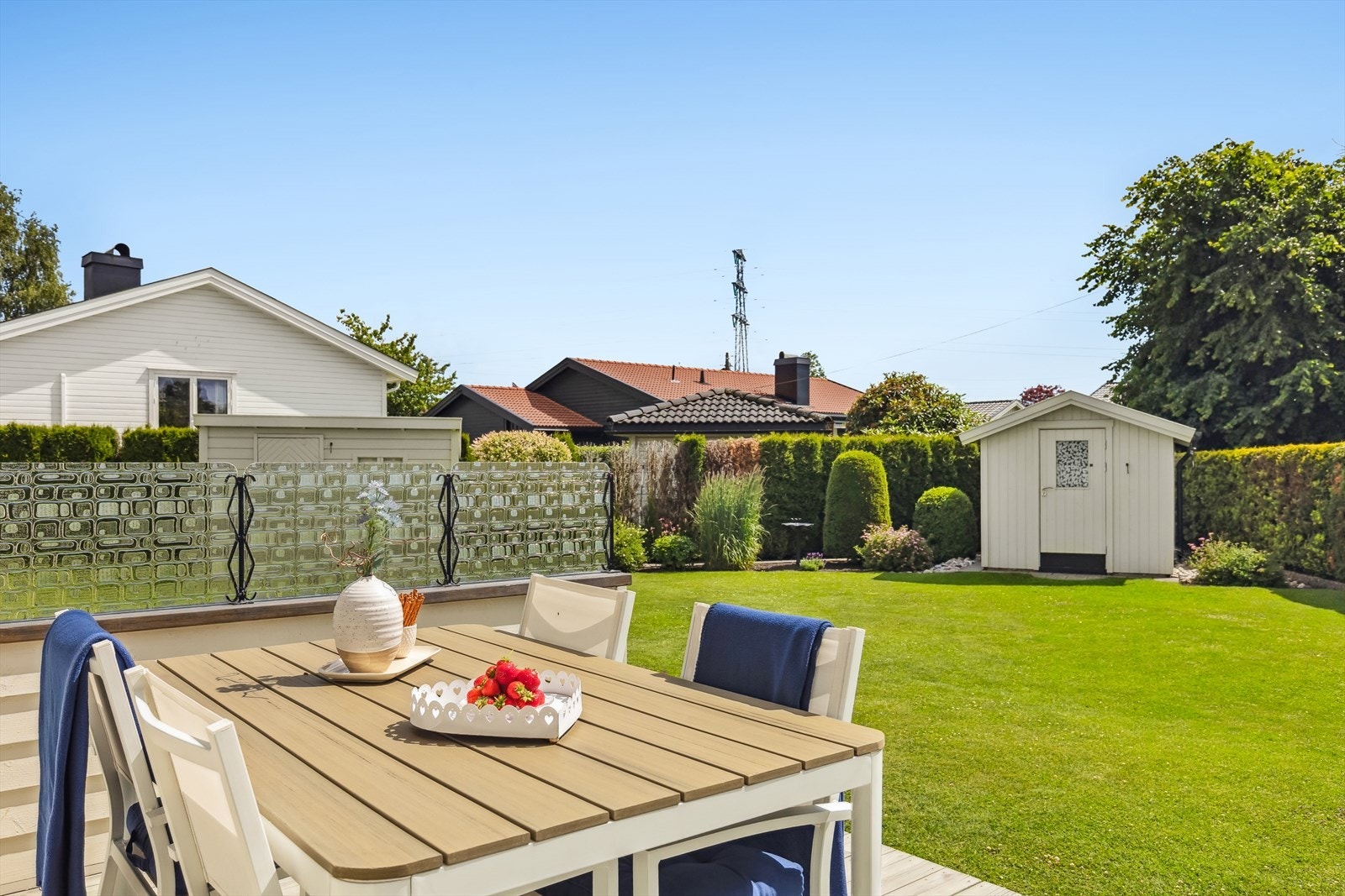 Uteområdene er skapt for hygge og moro. Galleribilde