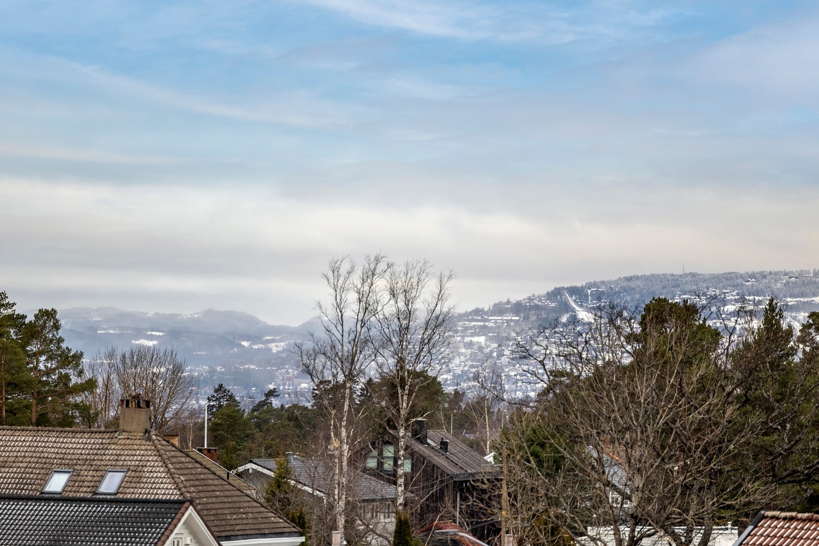 Utsikt fra balkong Galleribilde