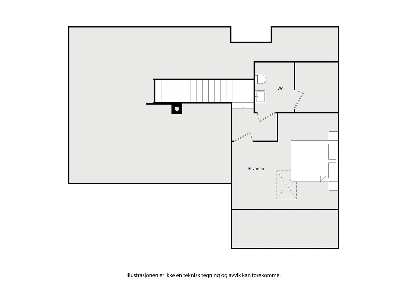 Planskisse loft Galleribilde