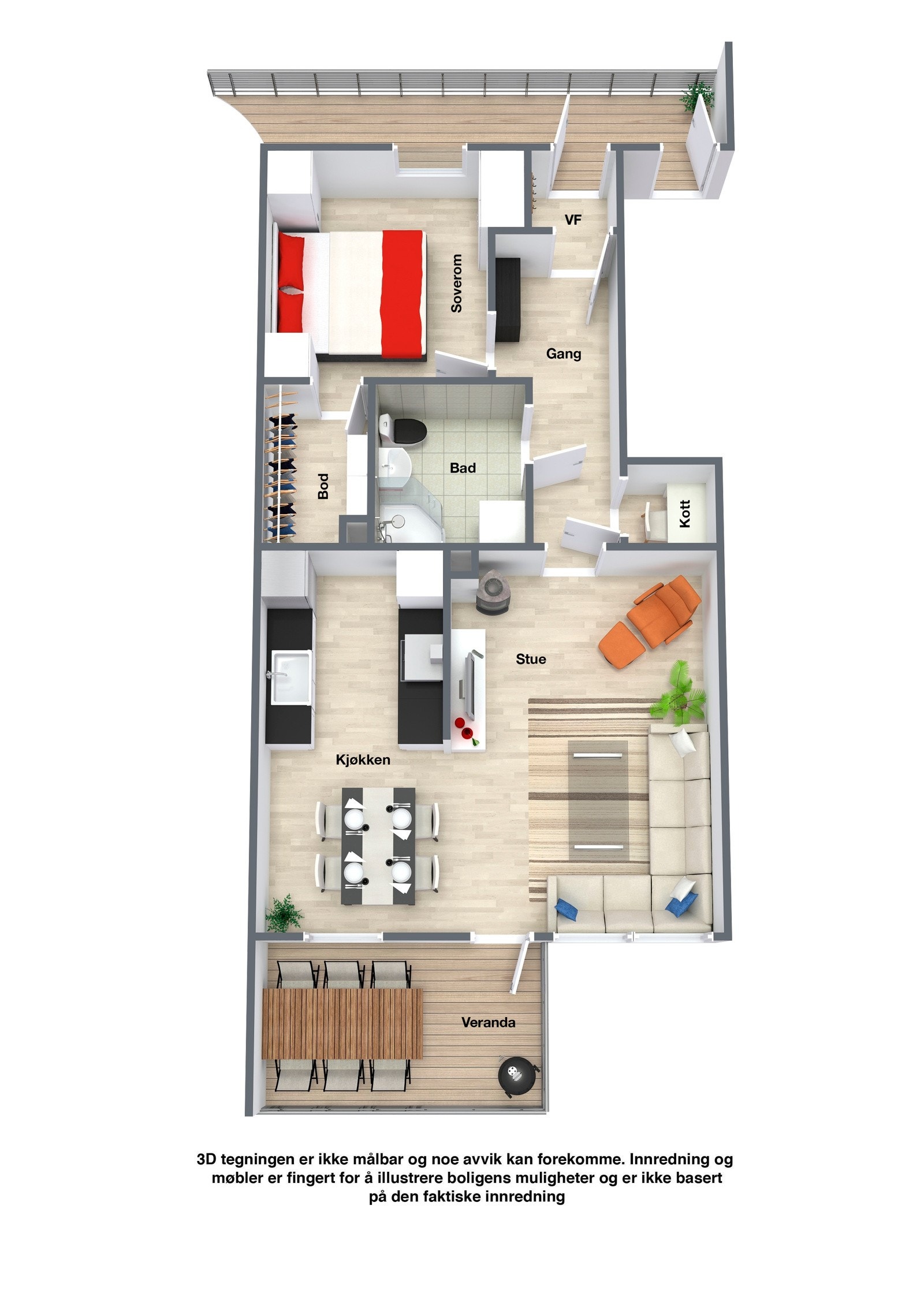 Planskisse Galleribilde