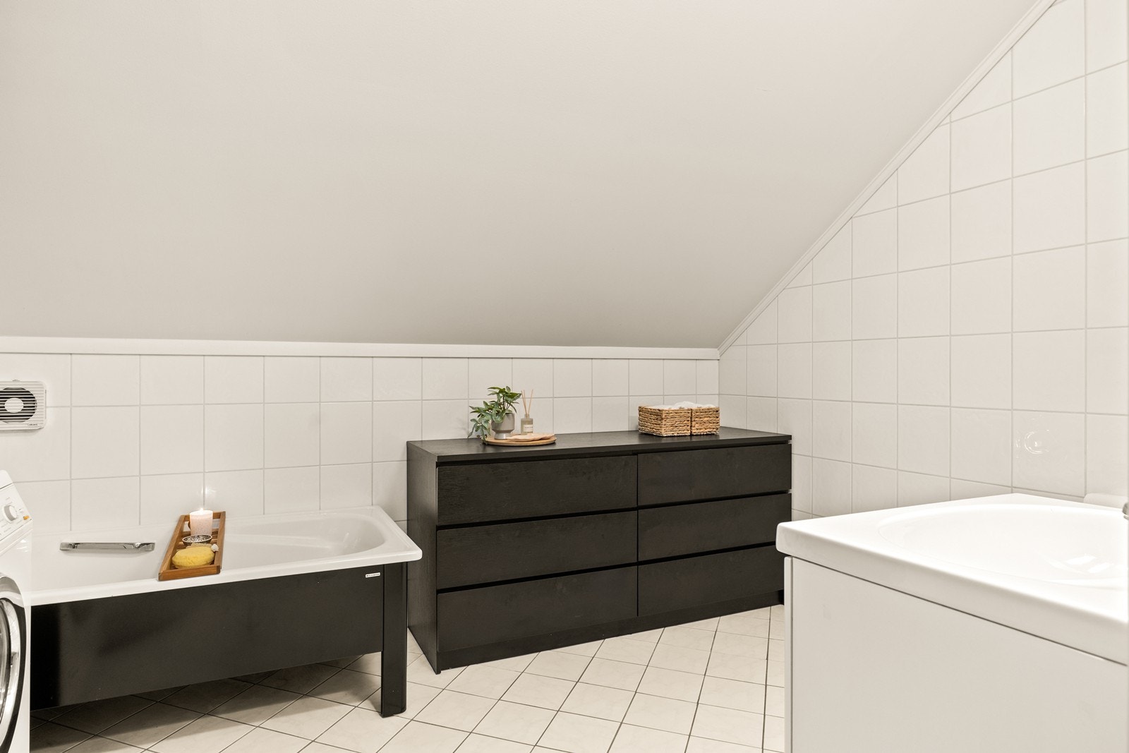 God plass på badet Galleribilde