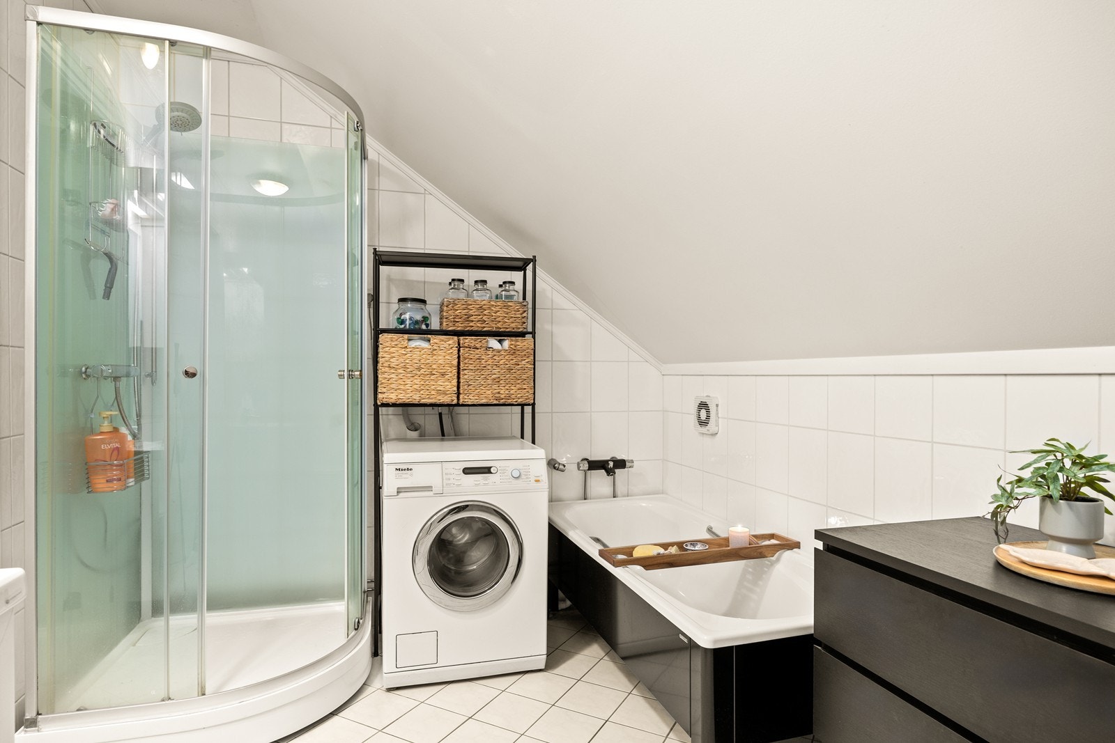 Badet har opplegg til vaskemaskin Galleribilde