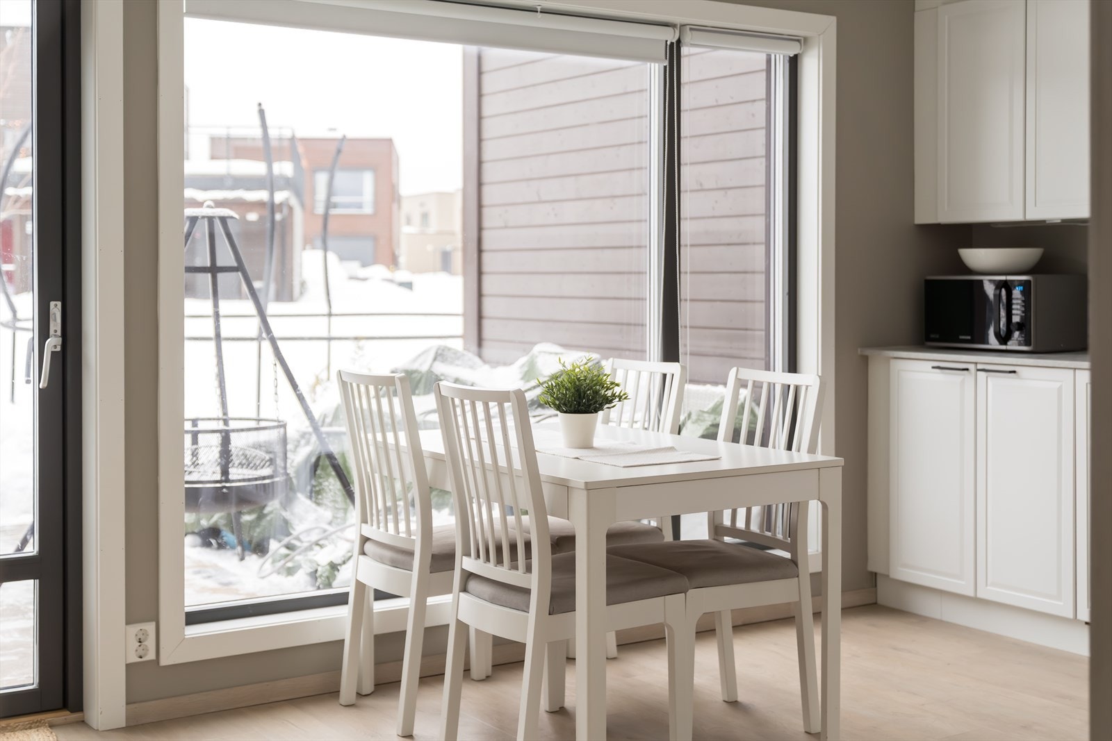 Her er det egen spiseplass for koselige frokoster og rolige morgenstunder. Galleribilde