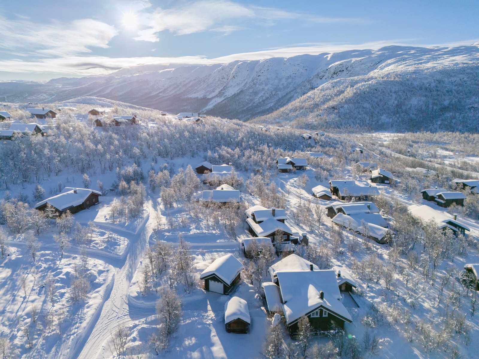 Myrland - ei hyttegrend som er kjent for flott natur og et enormt langrennsløypenett. Galleribilde