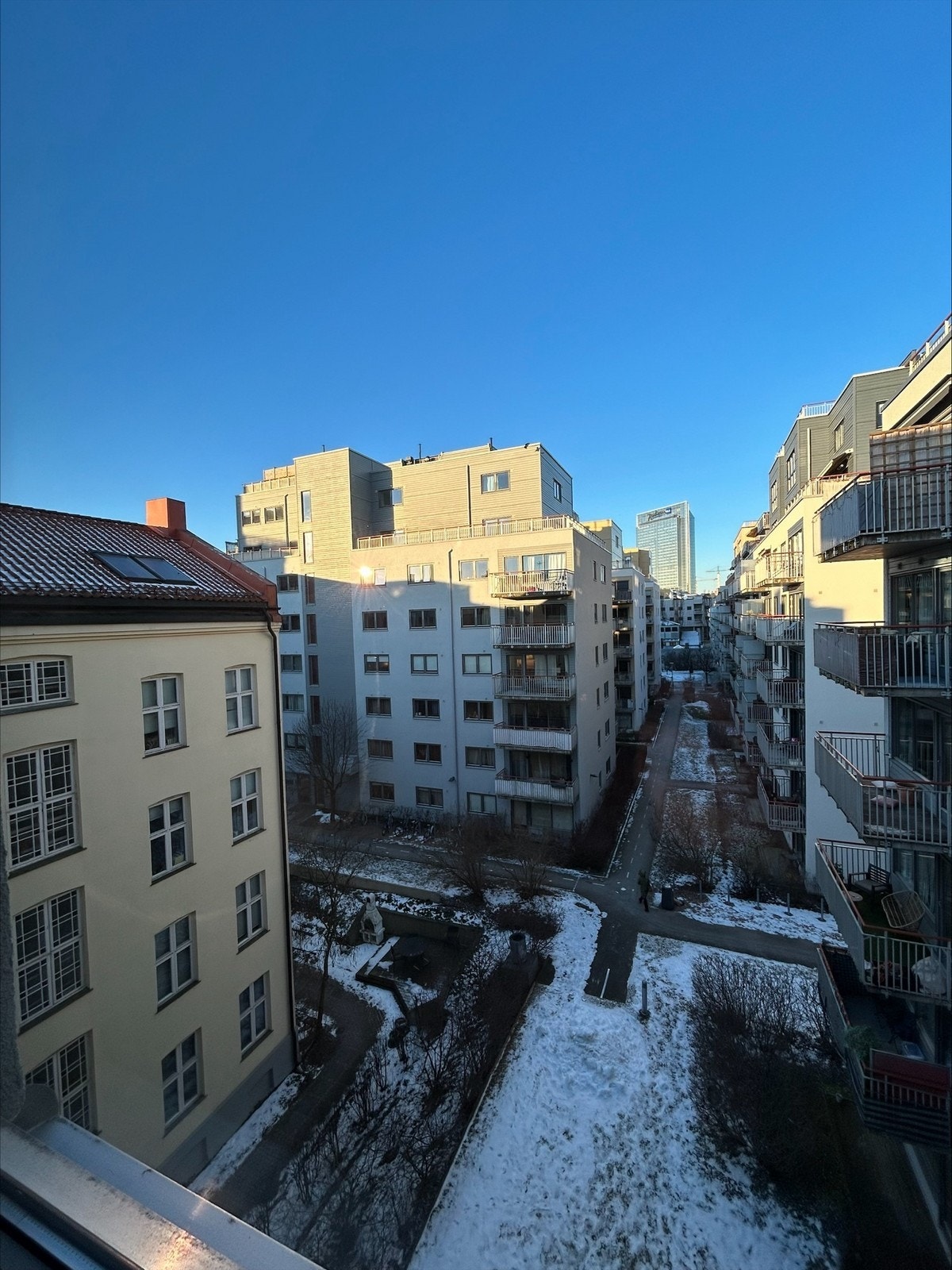 Vakker utsikt fra leiligheten Galleribilde