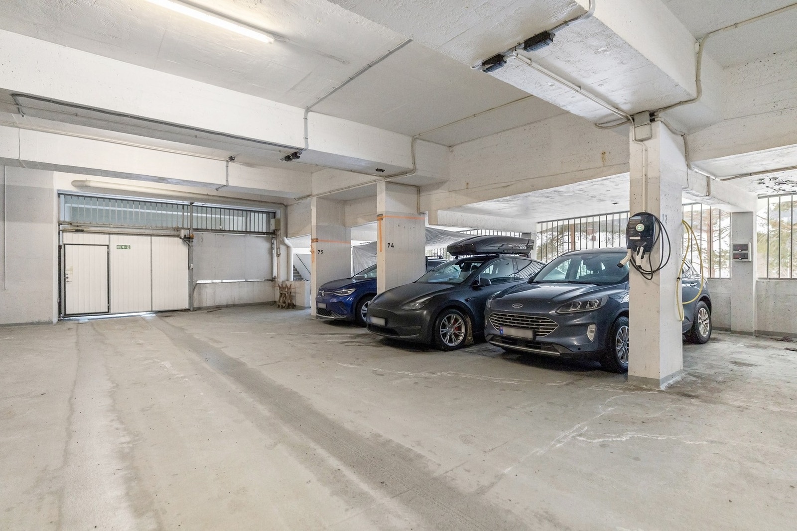 Det medfølger en garasjeplass i felles garasjeanlegg med el-lader Galleribilde