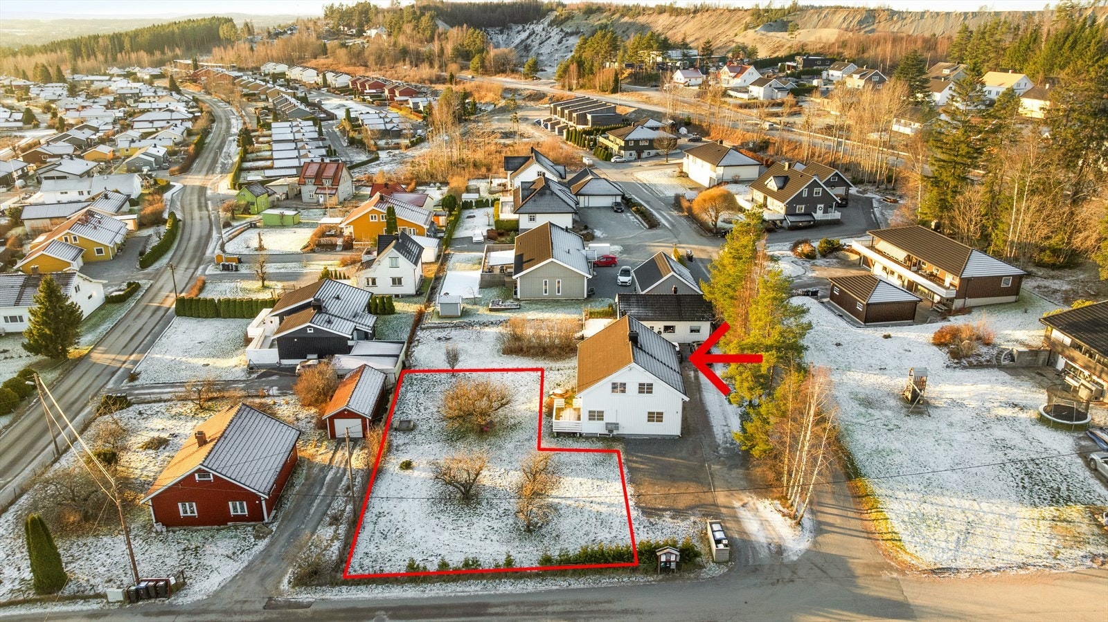 Velkommen til Barkerudsvingen 3. Foto: Flytende Film AS (Thor Øyvind Borgersen) Galleribilde