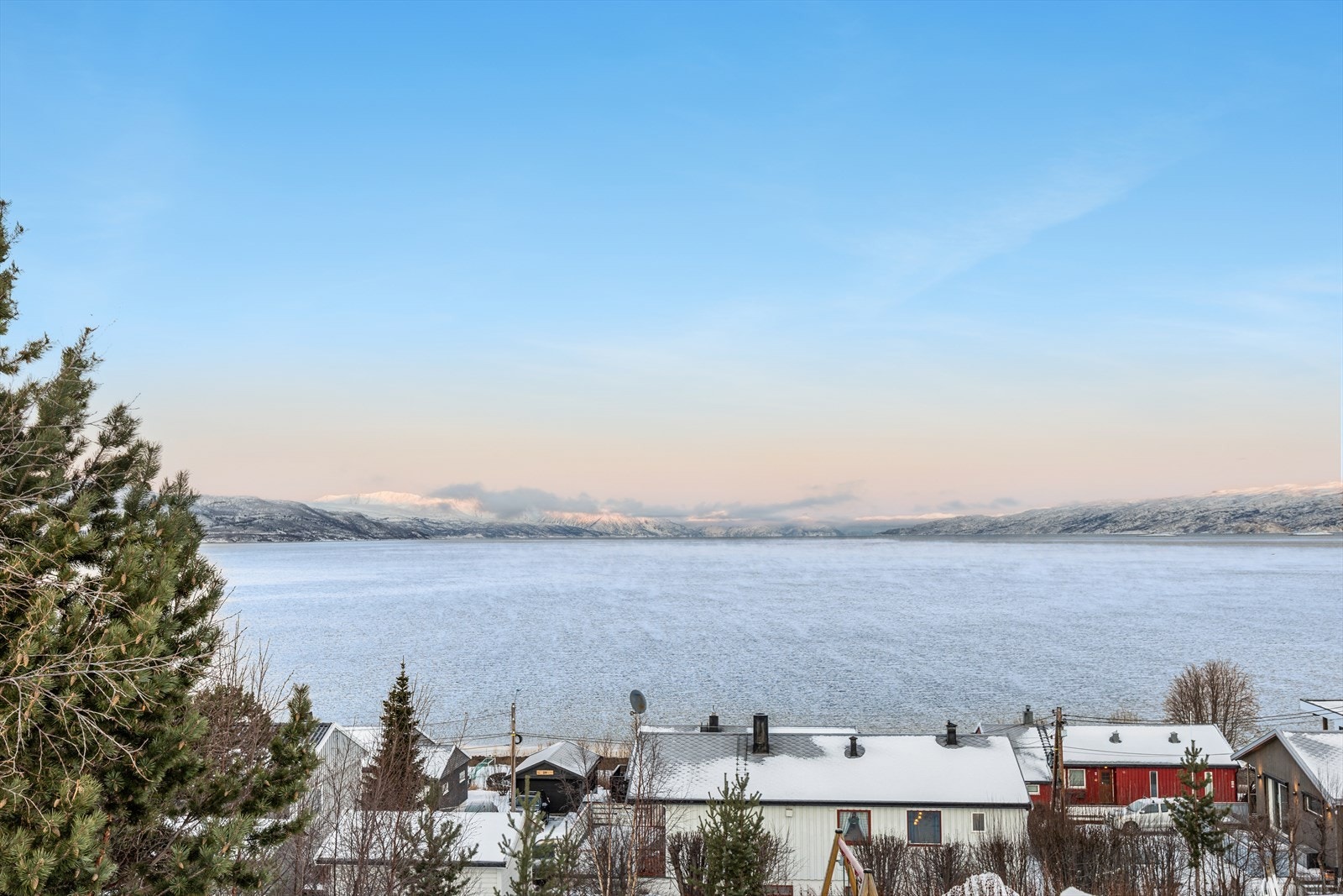 Her er det virkelig fine sol- og utsiktsforhold. Galleribilde