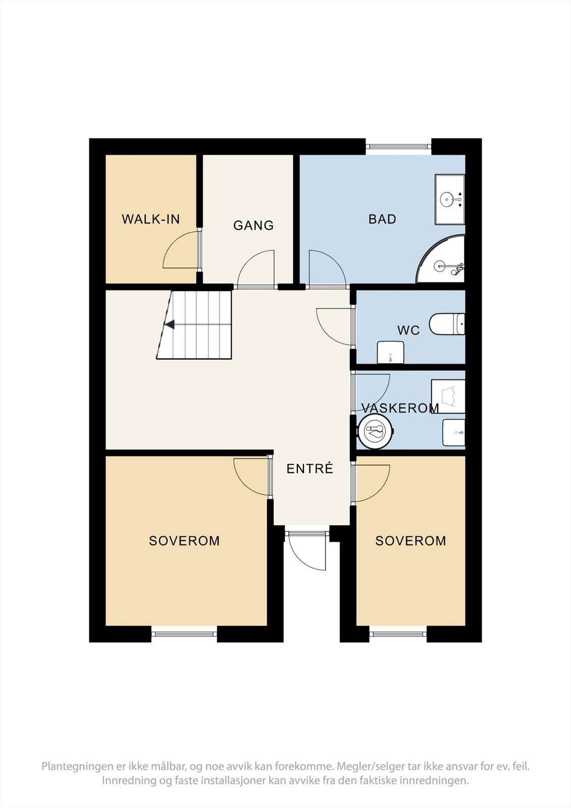 Plantegning 1. etasje Galleribilde
