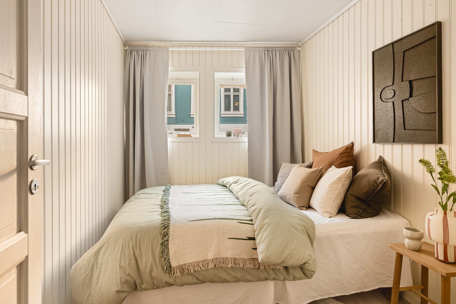 Soverommet har en størrelse på 7,5 kvm. Galleribilde