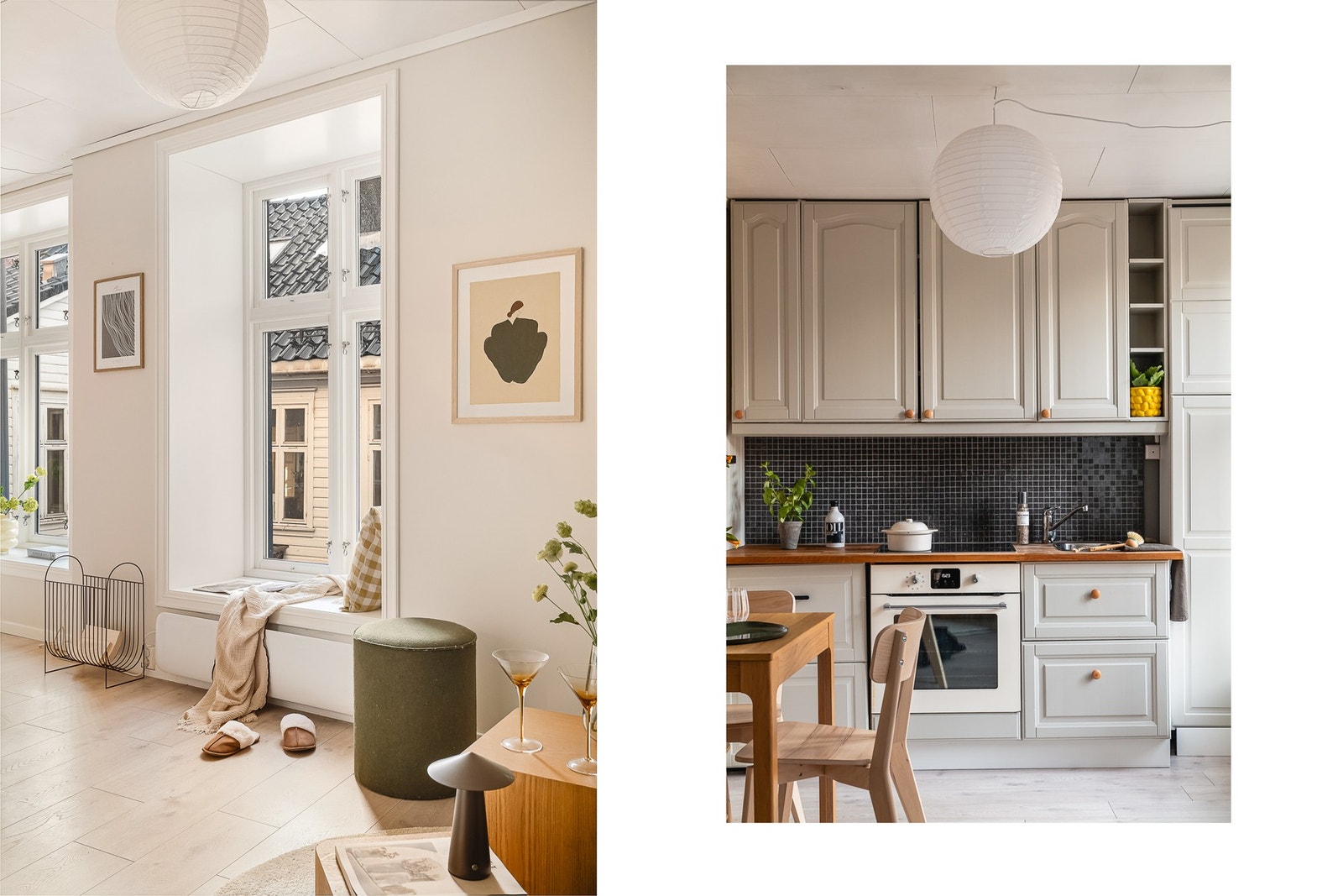 Vinduene i stue/kjøkken ble byttet i 2025. Galleribilde