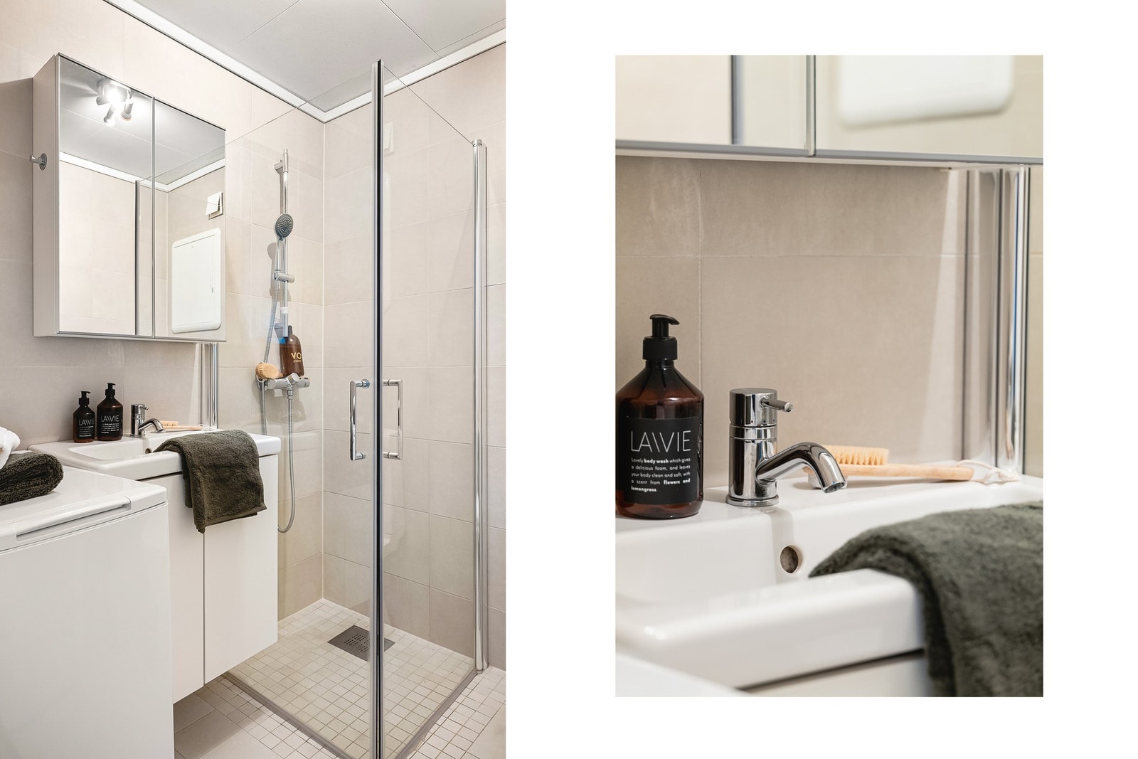 Leilighetens baderom ble nyoppusset i 2023. Galleribilde