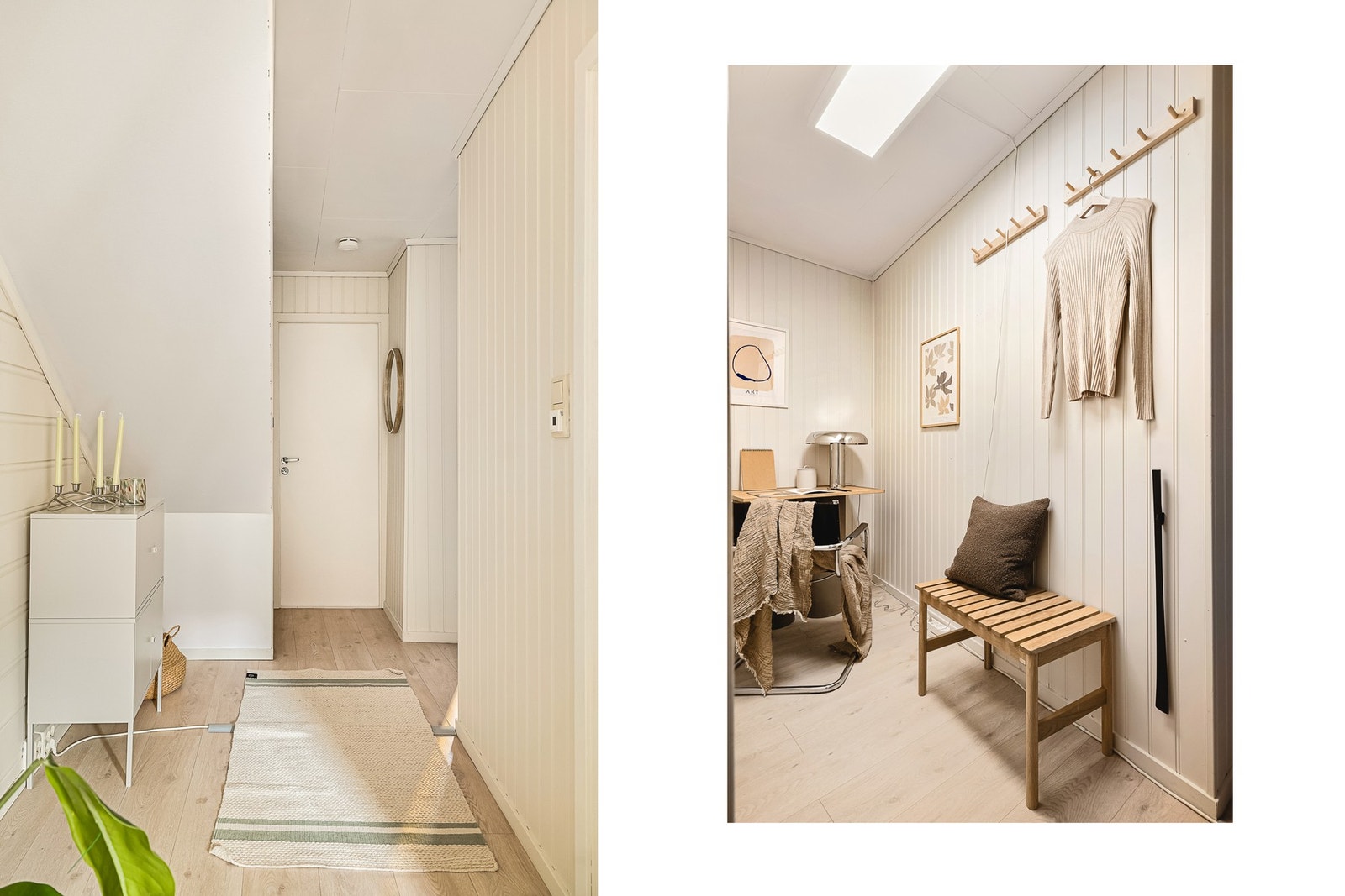 Velkommen inn! Det første som møter deg er en romslig gang på 4,3 kvm. Galleribilde