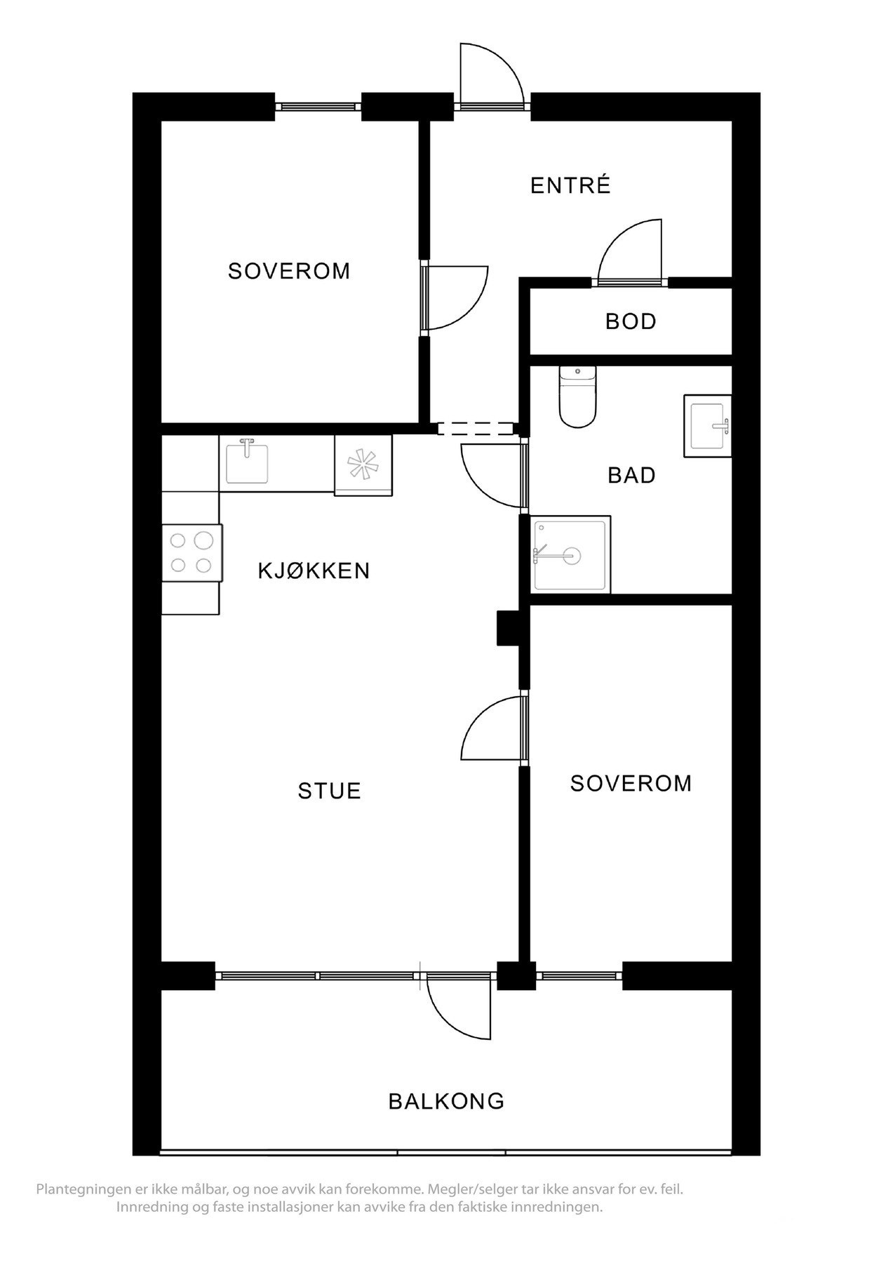 Plantegning Galleribilde