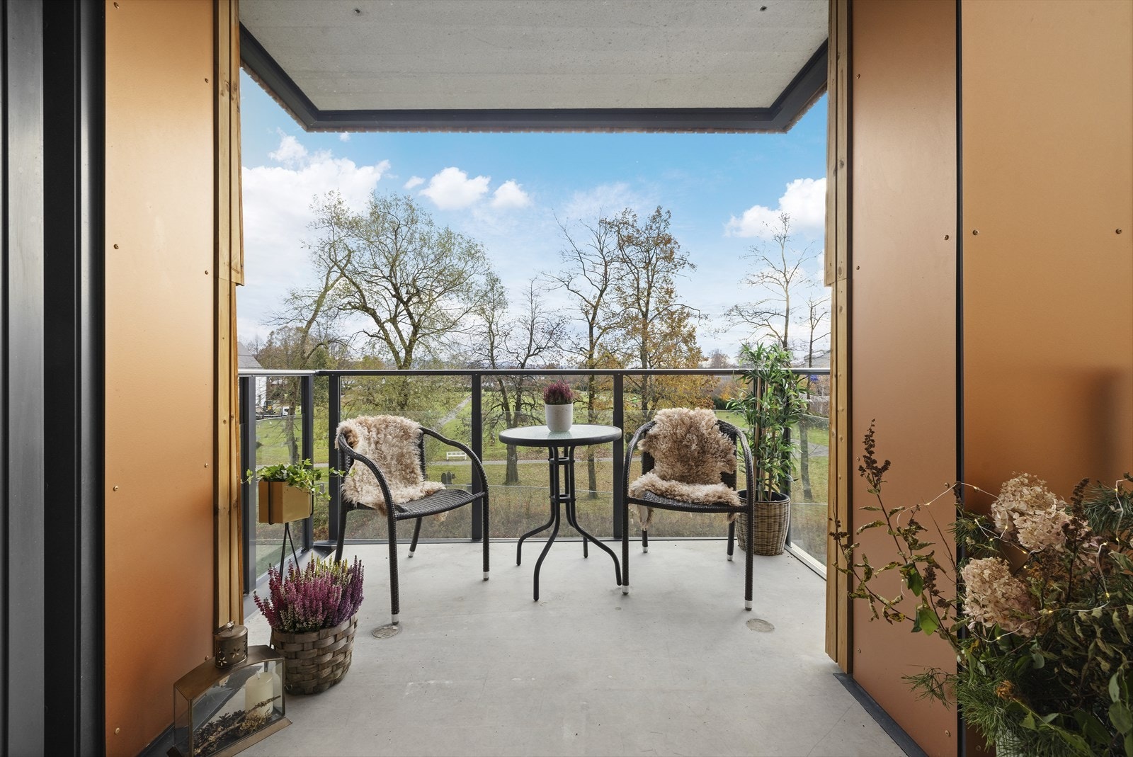 Overbygget balkong mot sydvest Galleribilde