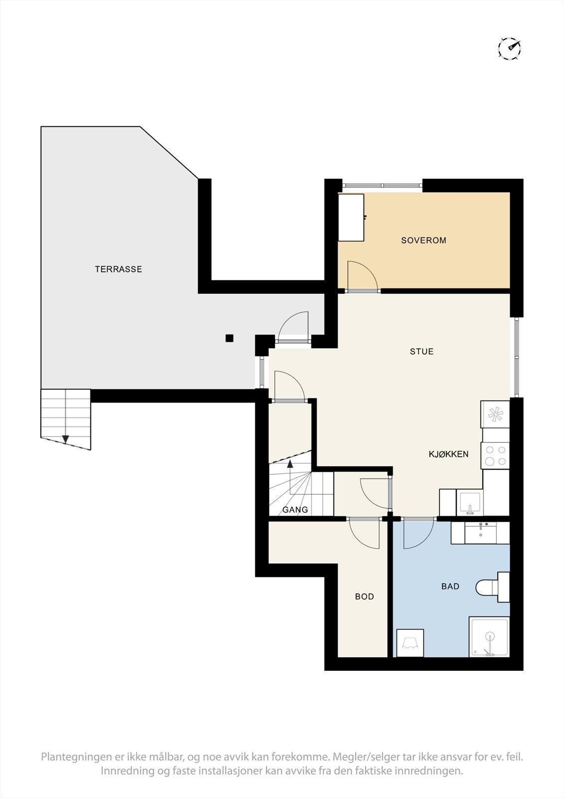 Plantegning U. etasje Galleribilde