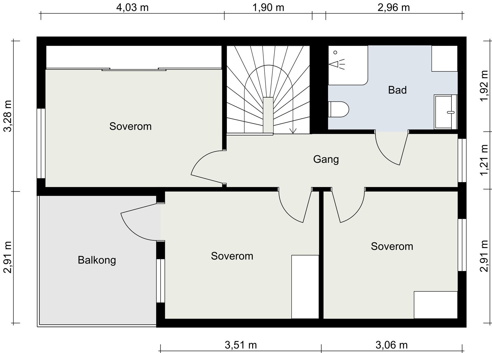 Plantegning 2. etasje. Galleribilde