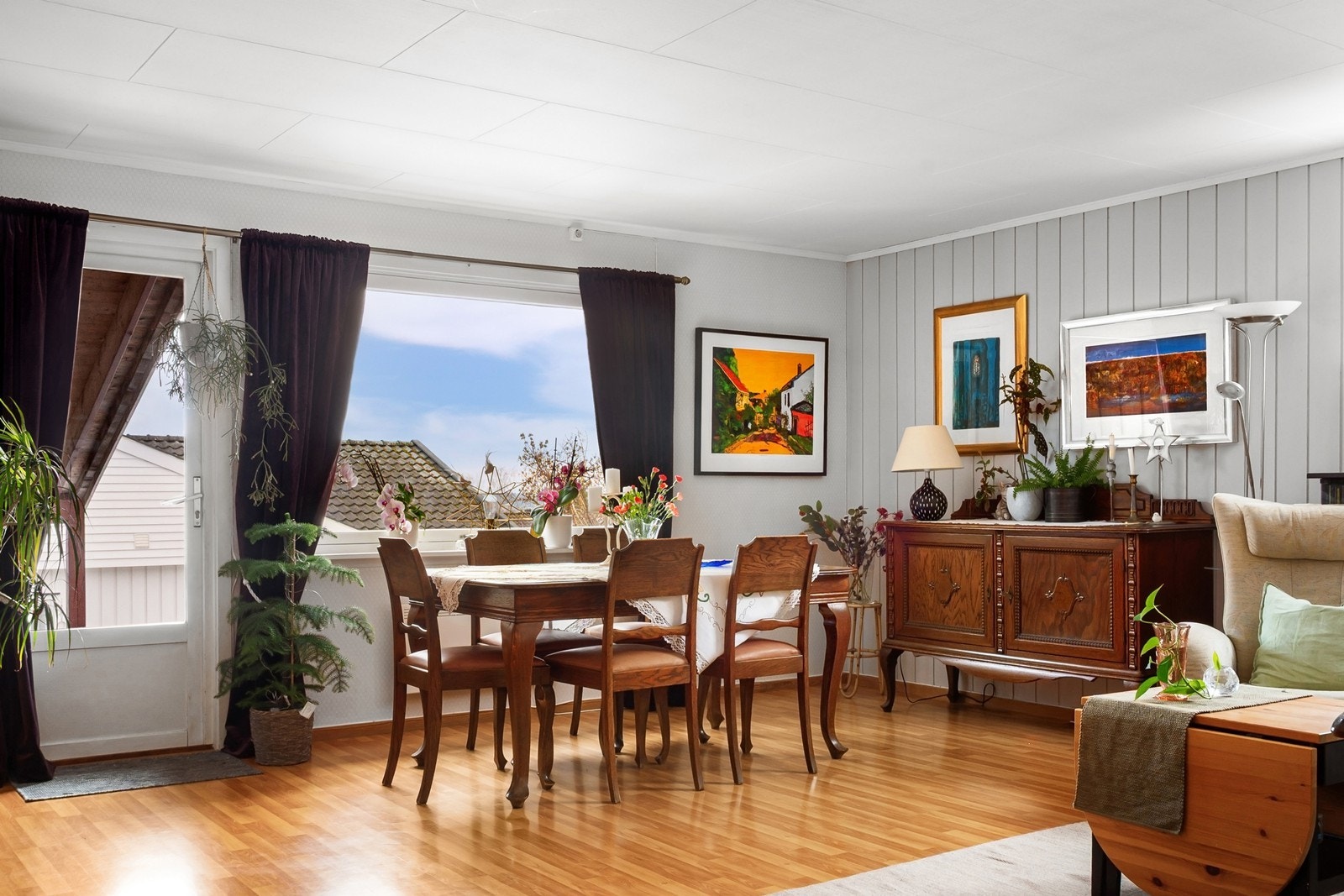 Enkel tilgang til verandaen i nærheten av spisestuen. Galleribilde