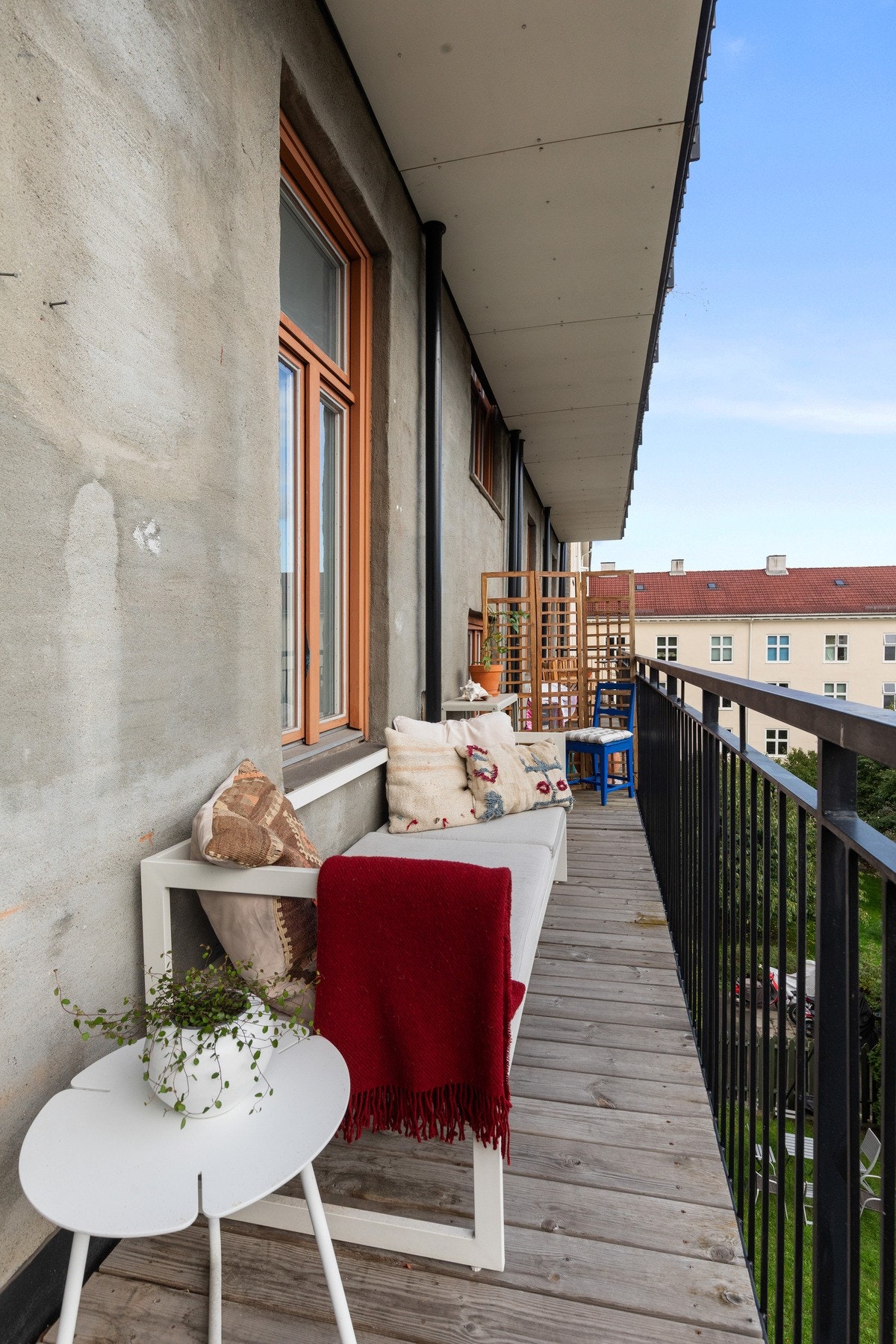 Brannbalkong. Galleribilde