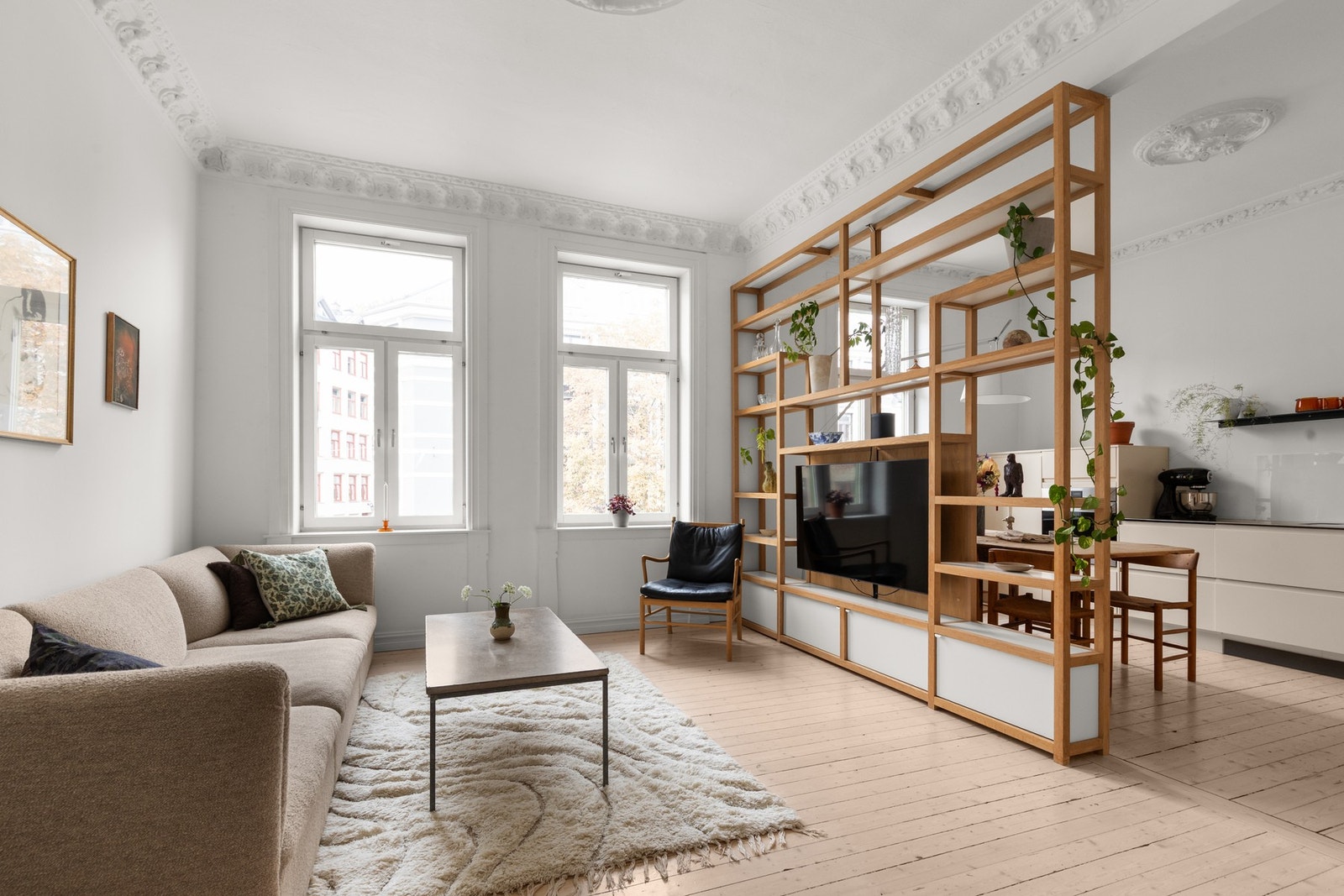 Klassisk og innbydende 3-roms på St.Hanshaugen - velkommen til visning. Foto: Alejandro Villanueva. Galleribilde