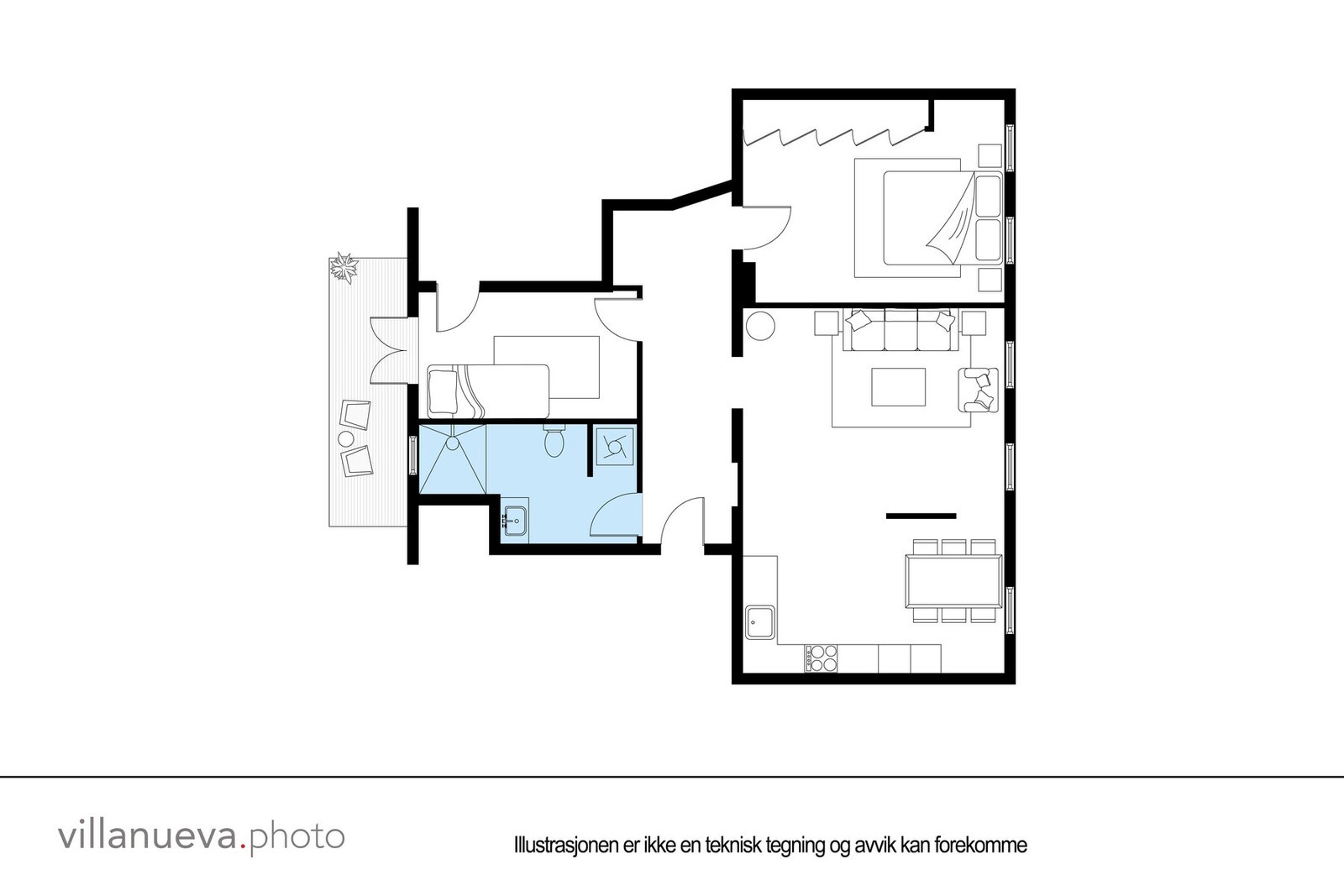Plantegning, ikke målbar. Galleribilde