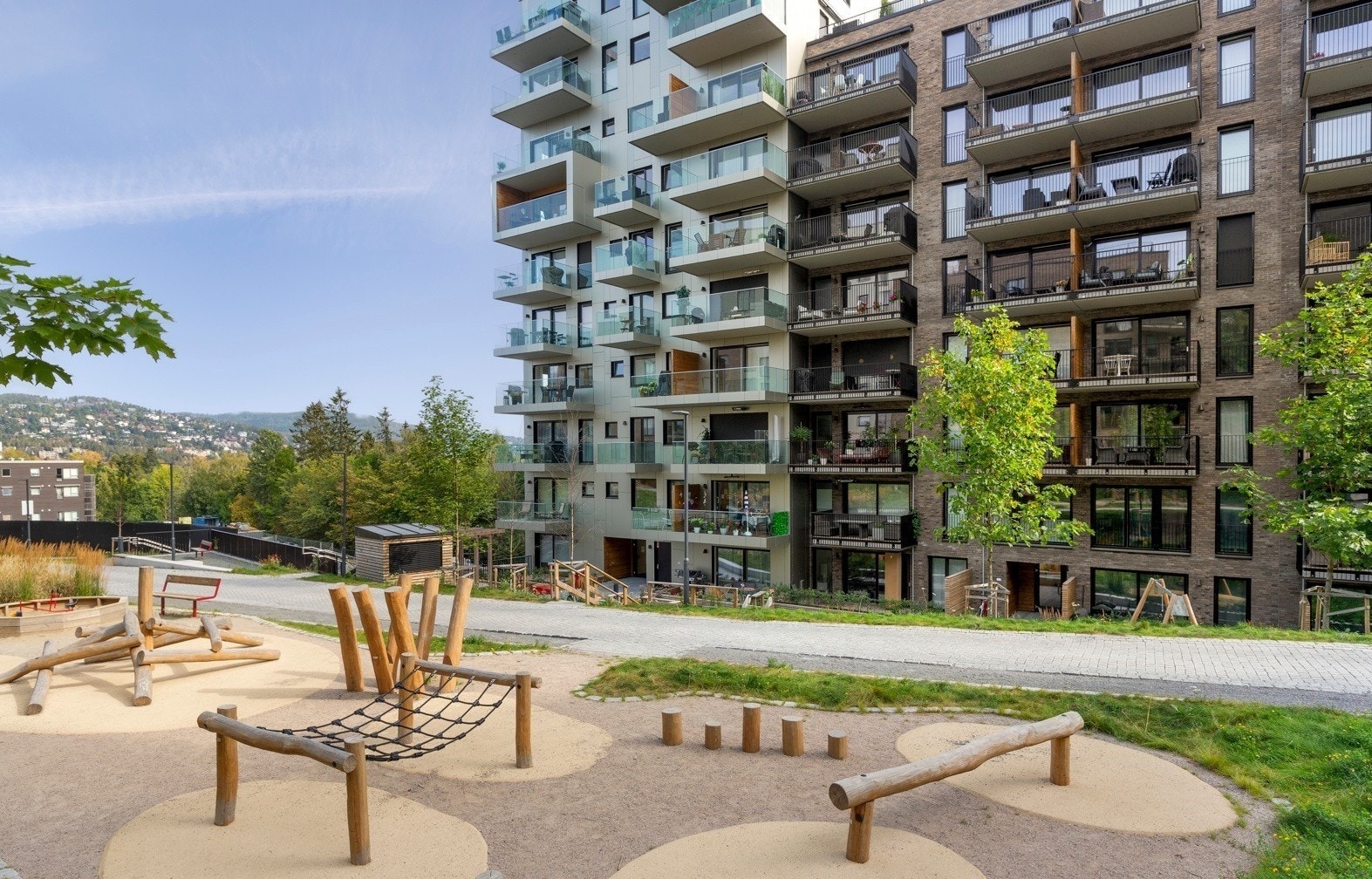 Flotte utearealer med flere muligheter for lek Galleribilde