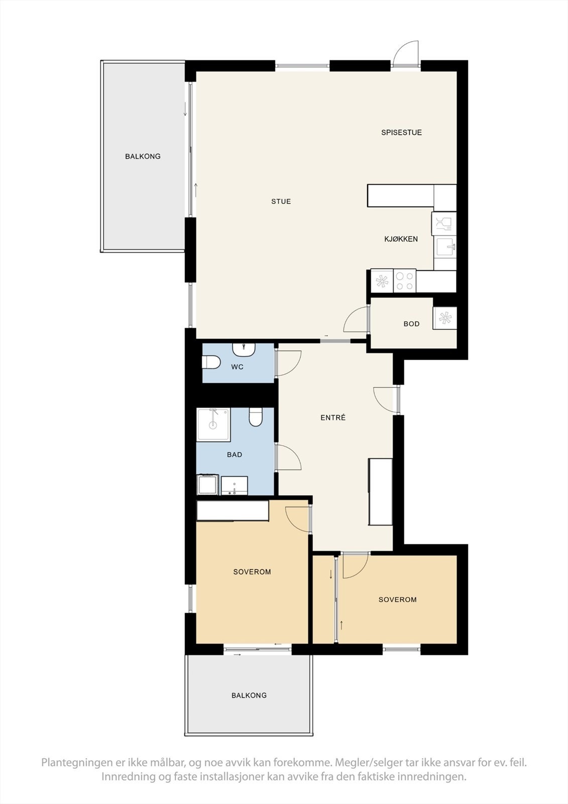 Plantegning Galleribilde