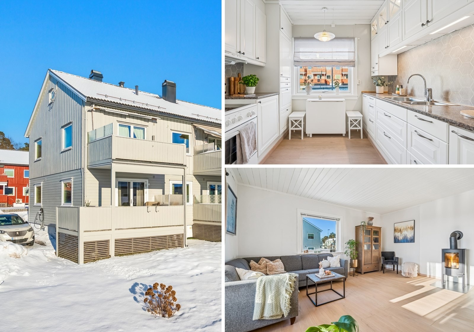 Velkommen til en pent oppusset 2 roms leilighet i 1. etasje i seksmannsbolig. Fotograf EFKT v/ Rune Enstad. Galleribilde