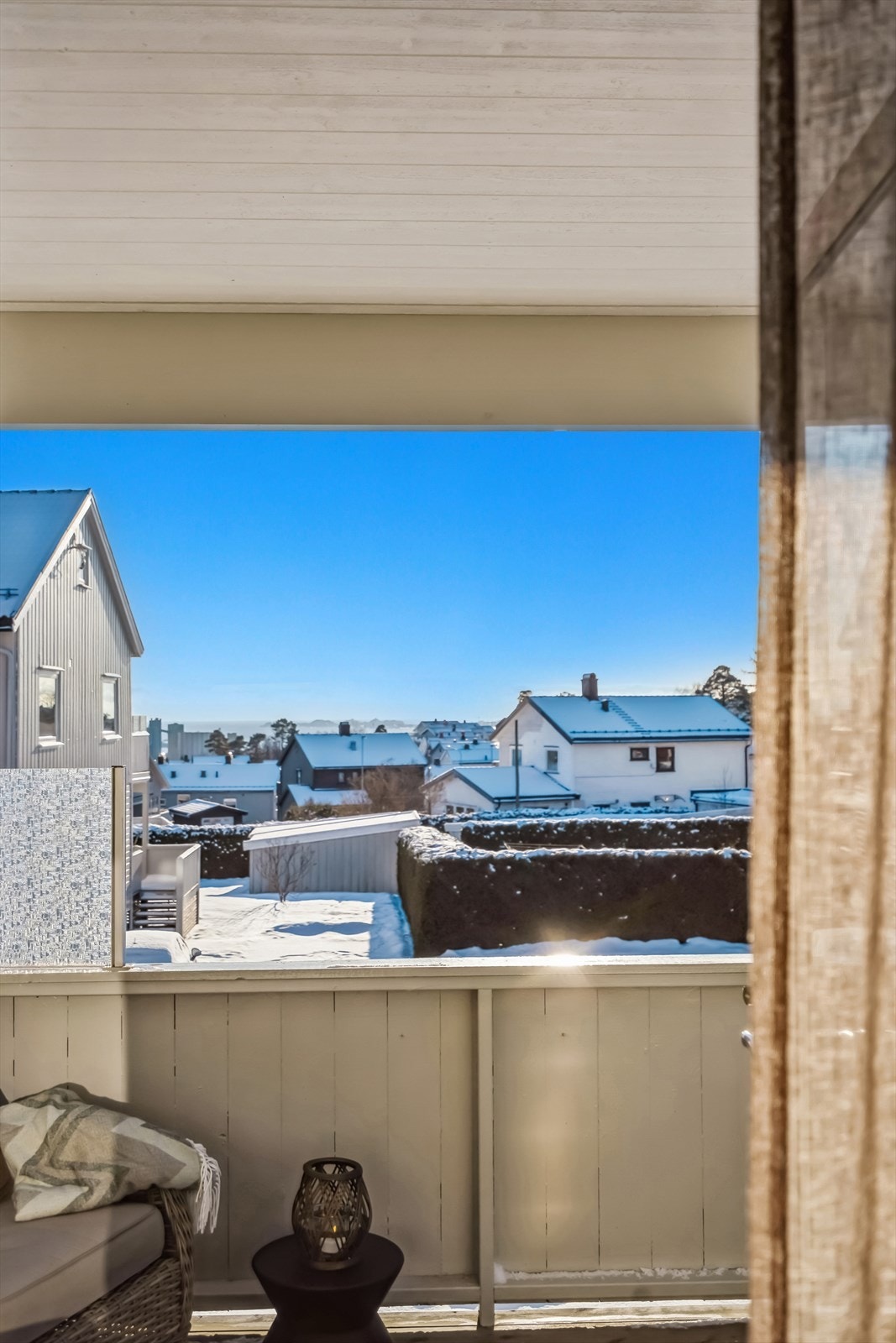 Det er fint utsyn fra leiligheten Galleribilde