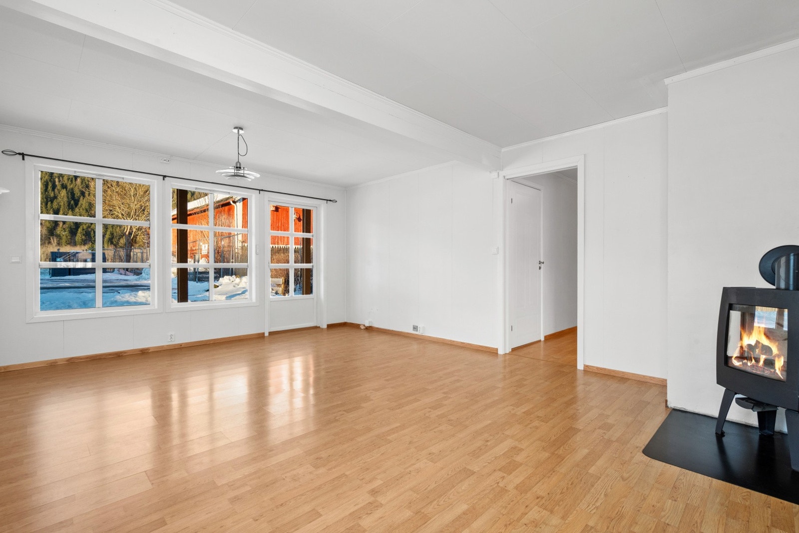 Her presenteres en romslig 3 roms leiligheten på Lundamo. Galleribilde